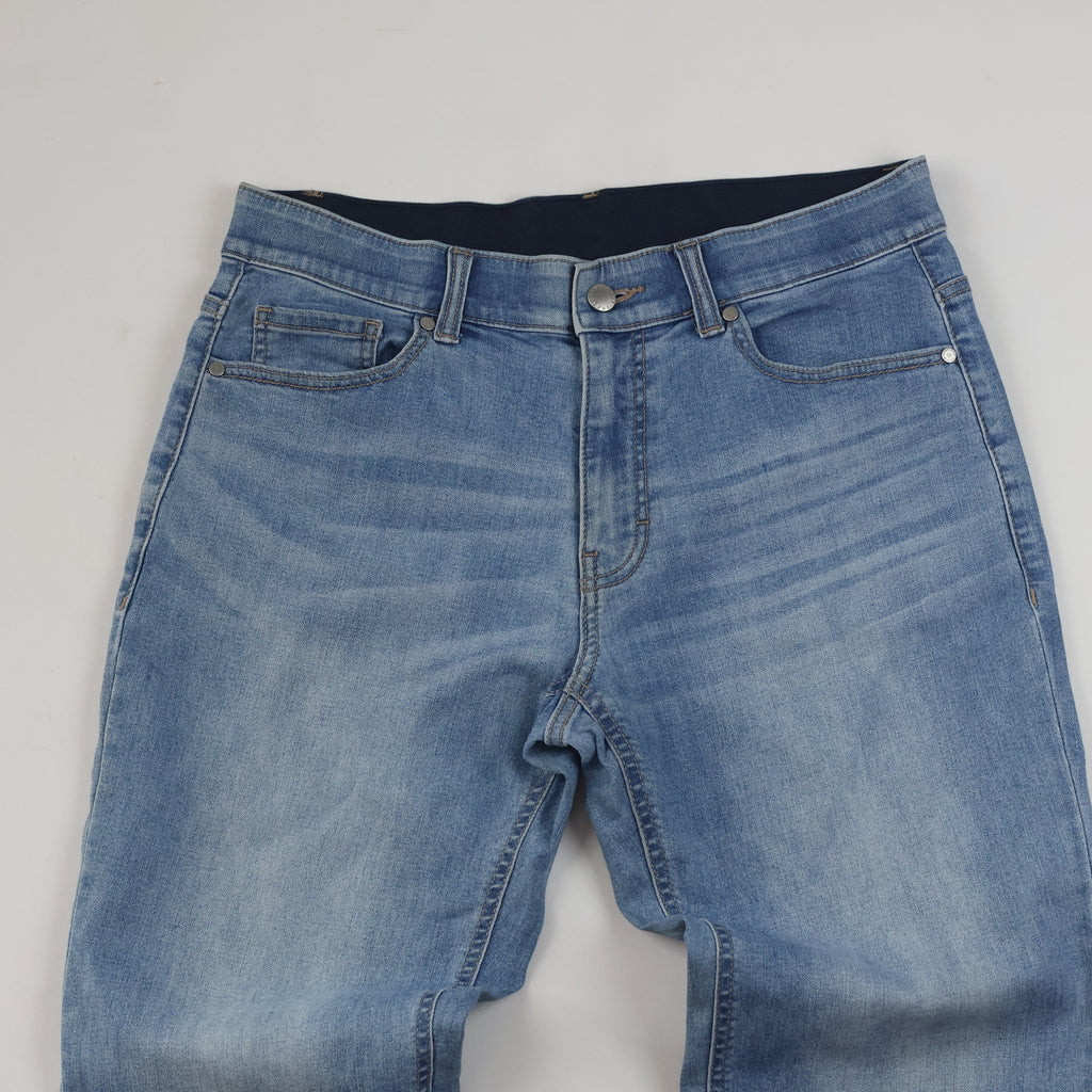 Thrifted Mind Bridge Denim Men's Light Blue Slim Jeans 32 Waist/ J1006