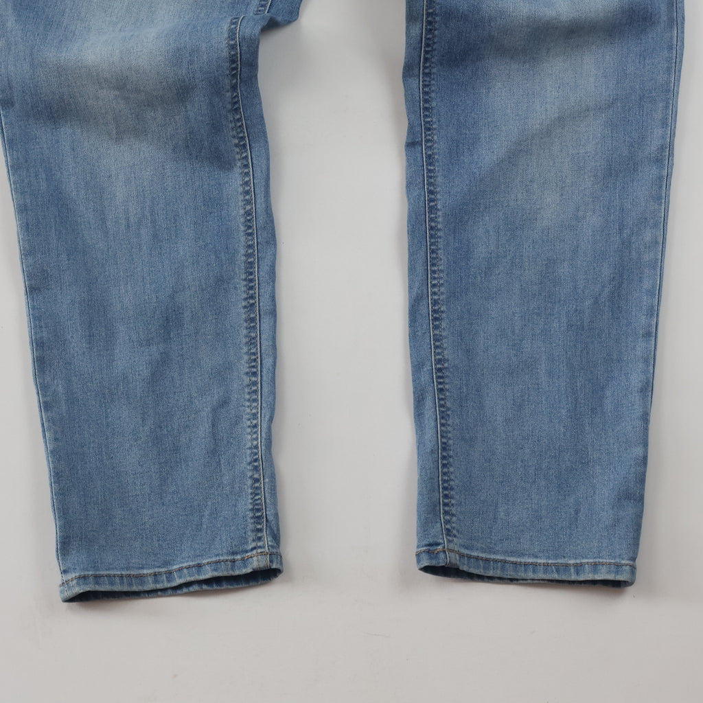 Thrifted Mind Bridge Denim Men's Light Blue Slim Jeans 32 Waist/ J1006