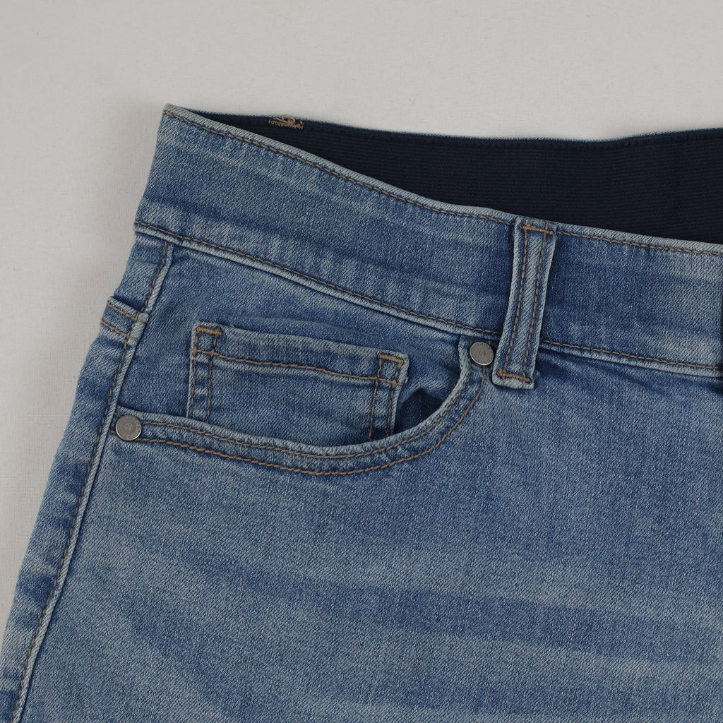 Thrifted Mind Bridge Denim Men's Light Blue Slim Jeans 32 Waist/ J1006