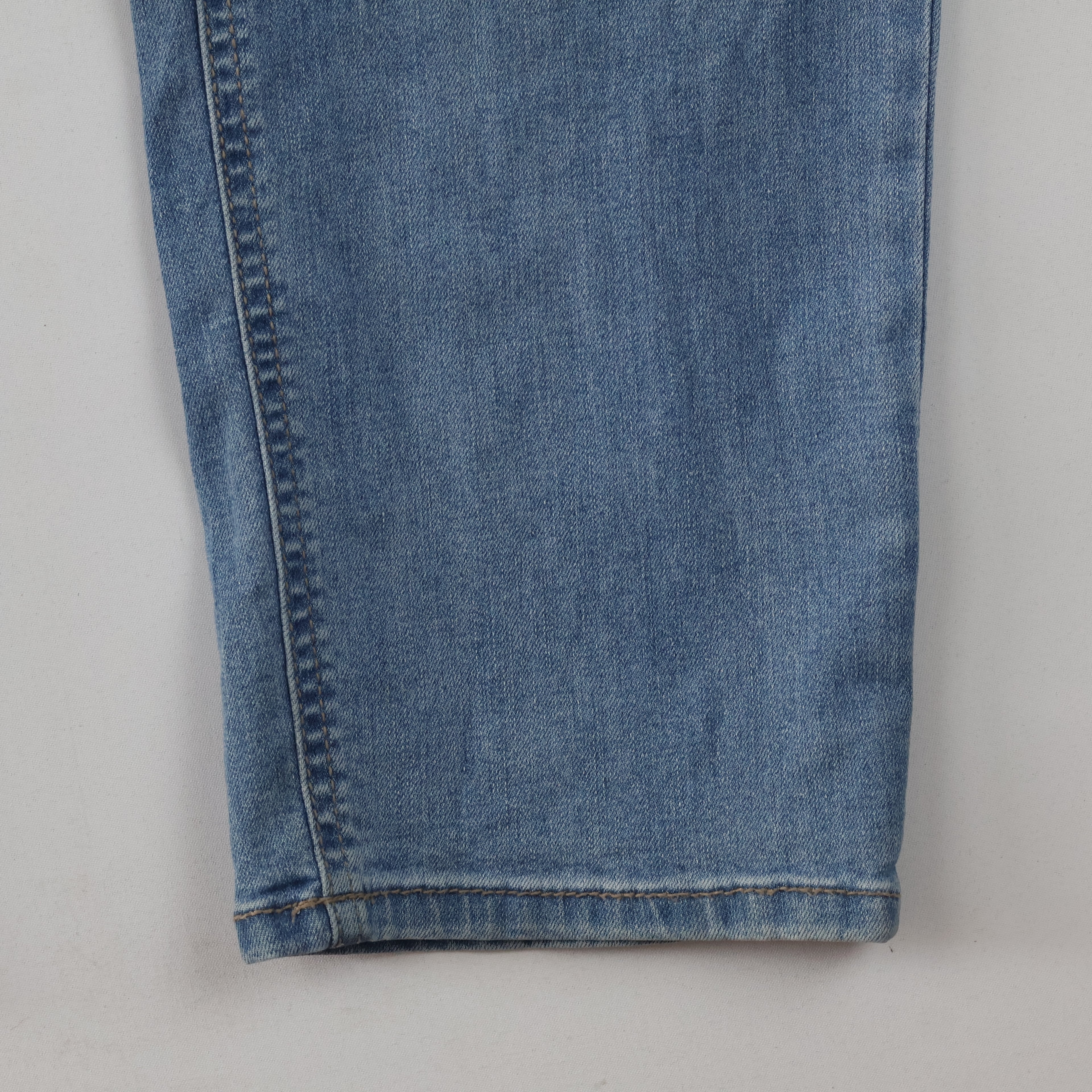 Thrifted Mind Bridge Denim Men's Light Blue Slim Jeans 32 Waist/ J1006