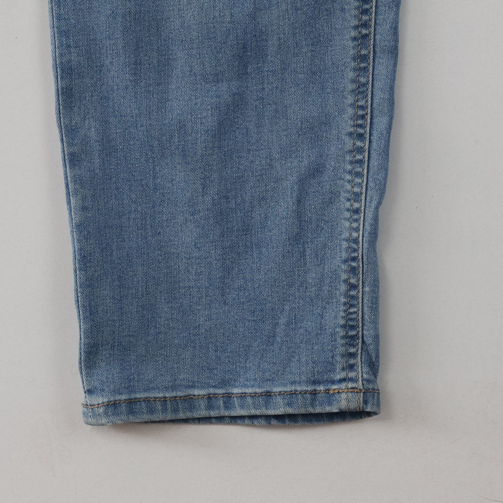Thrifted Mind Bridge Denim Men's Light Blue Slim Jeans 32 Waist/ J1006