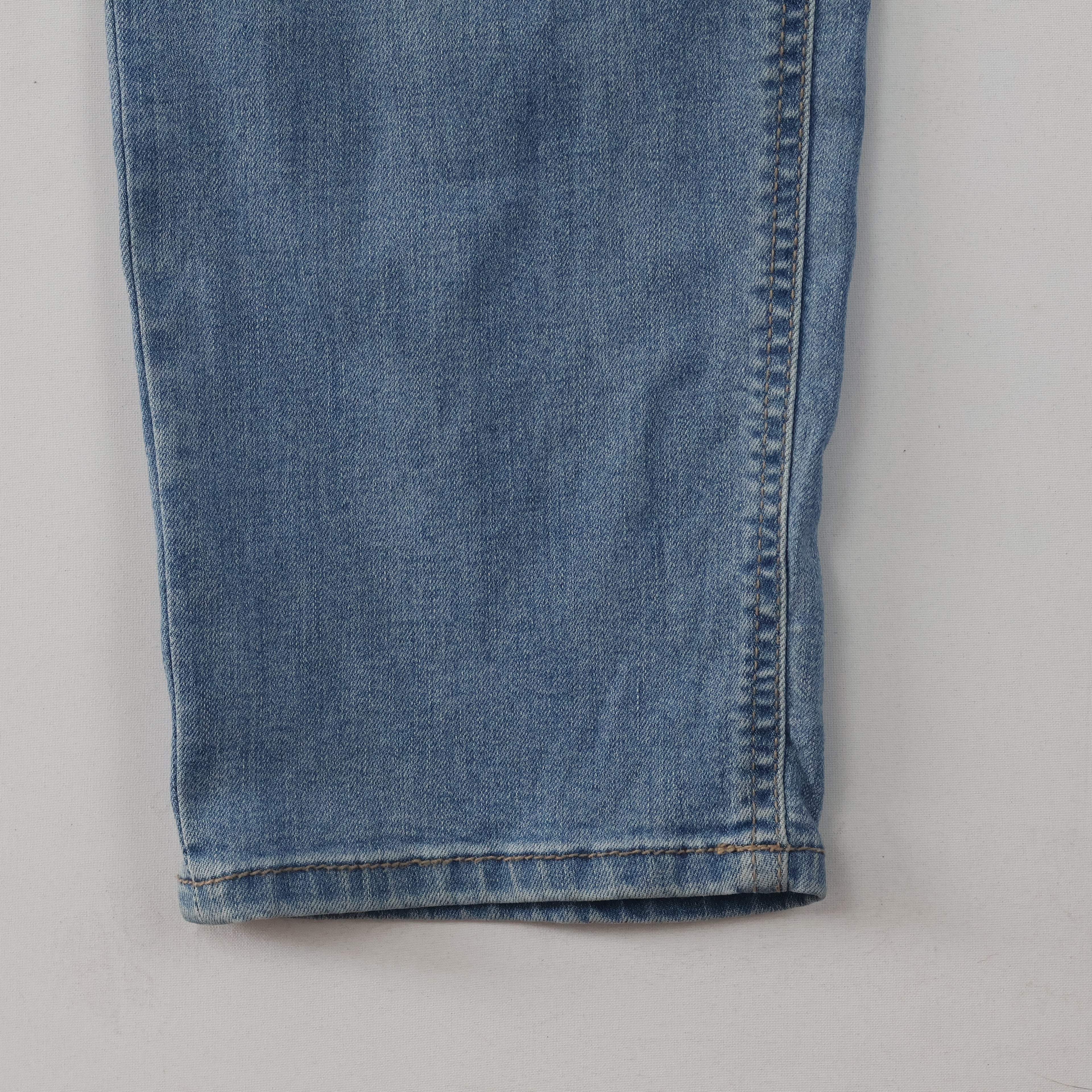 Thrifted Mind Bridge Denim Men's Light Blue Slim Jeans 32 Waist/ J1006