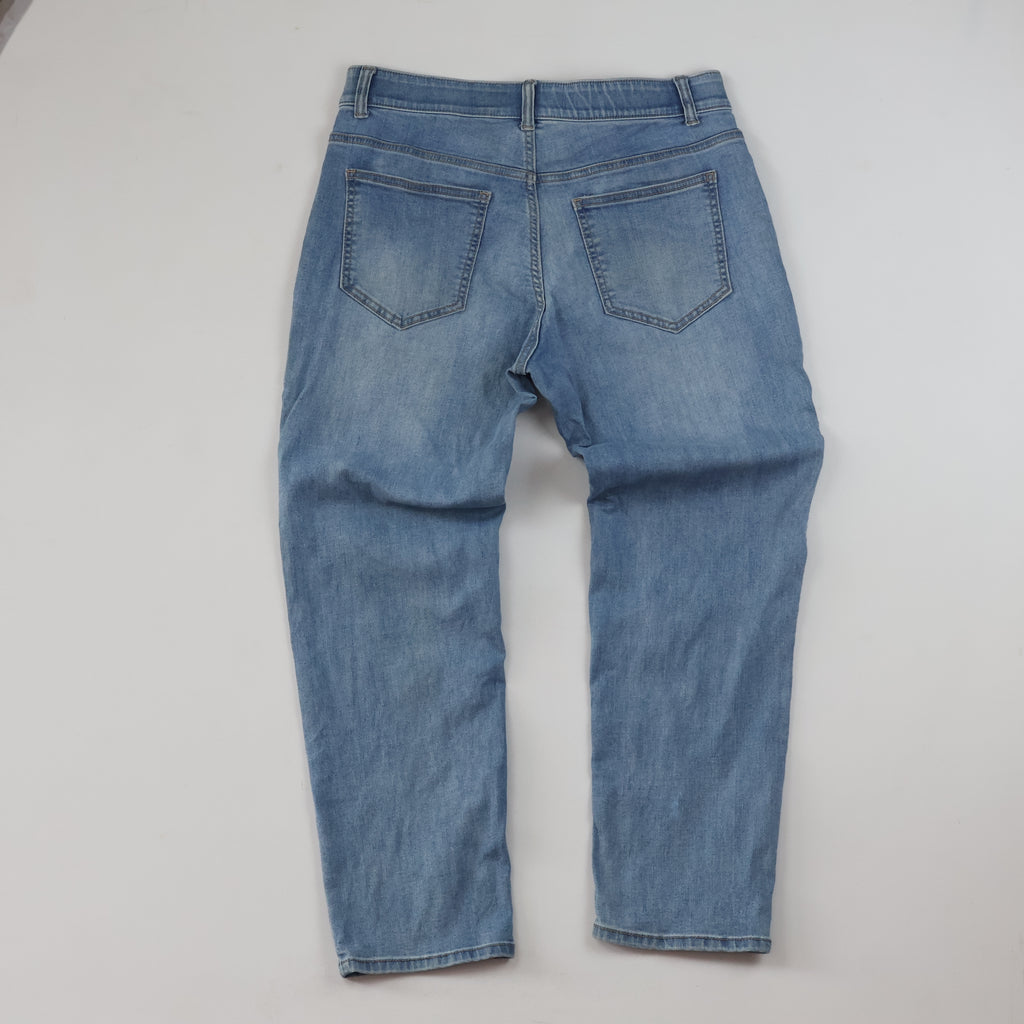 Thrifted Mind Bridge Denim Men's Light Blue Slim Jeans 32 Waist/ J1006