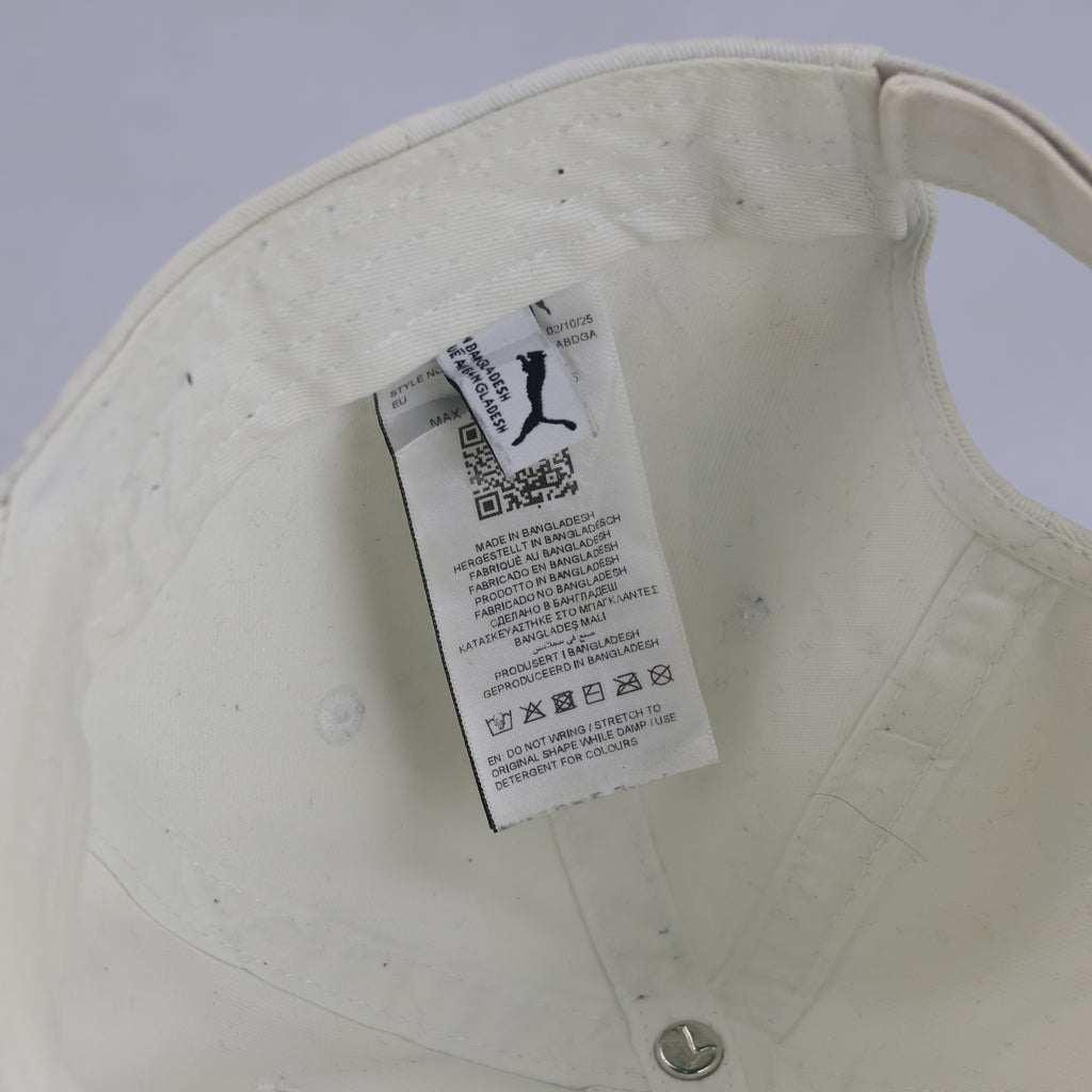 Thrifted Puma Off-White Cotton Dad Cap (57-58 cm) |10685