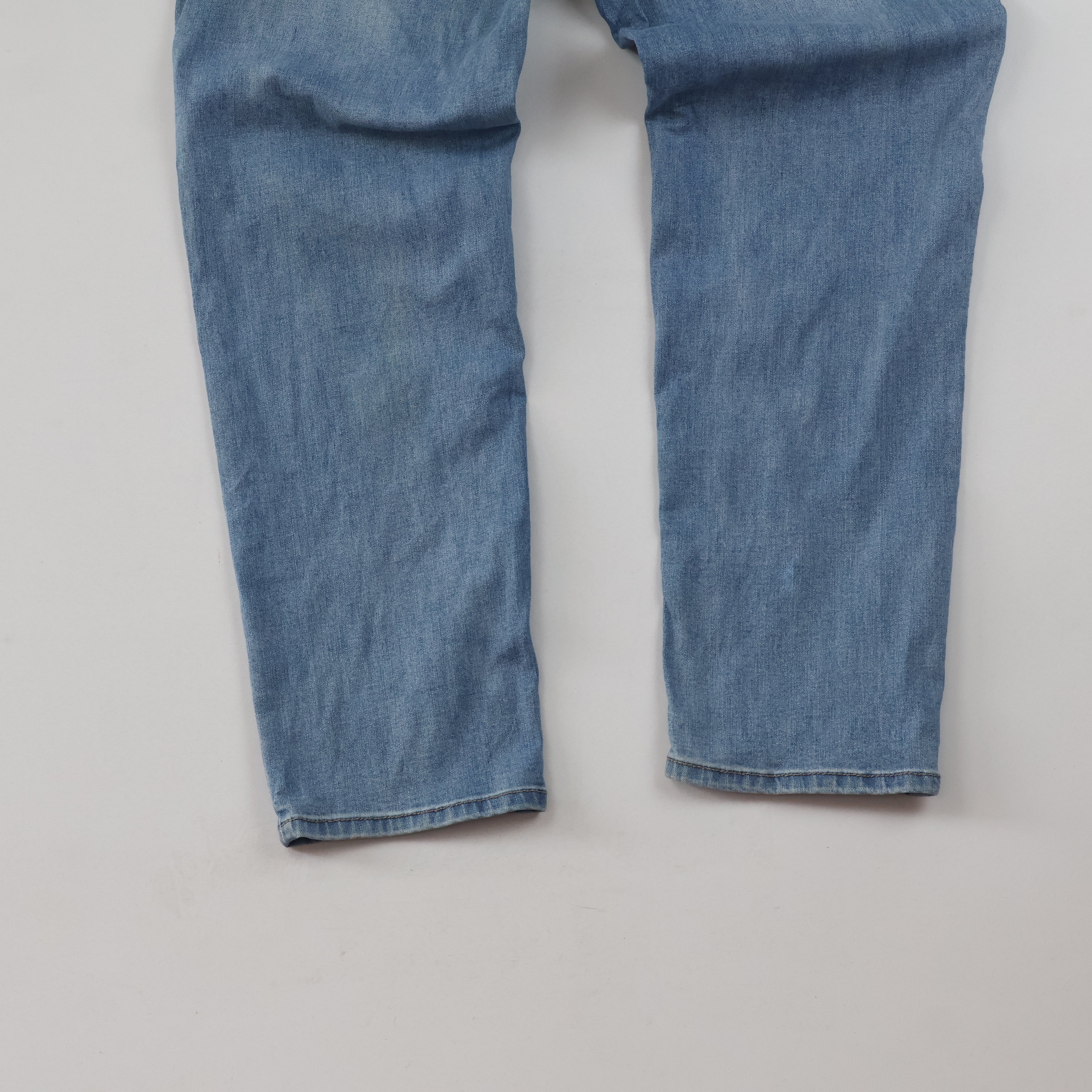 Thrifted Mind Bridge Denim Men's Light Blue Slim Jeans 32 Waist/ J1006