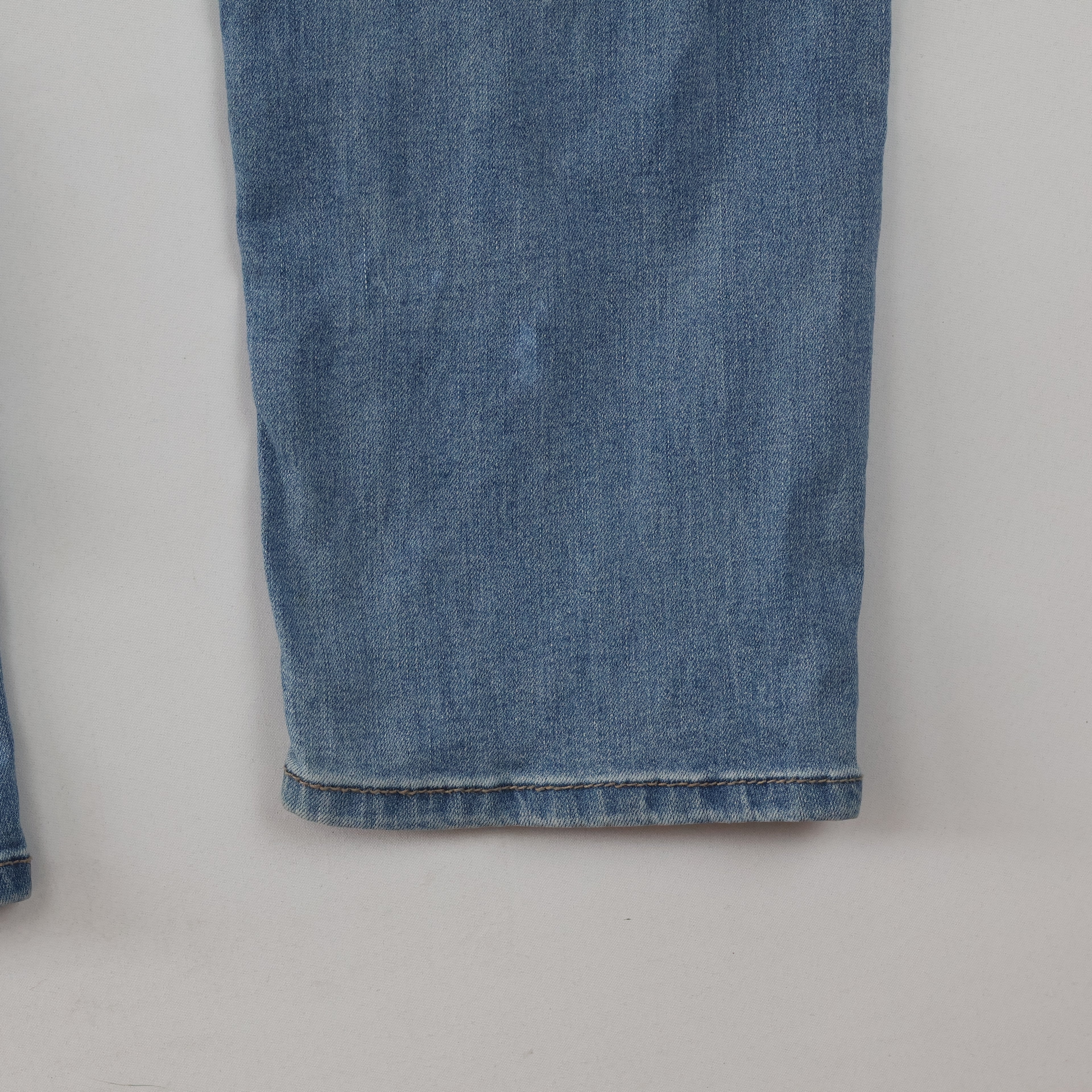 Thrifted Mind Bridge Denim Men's Light Blue Slim Jeans 32 Waist/ J1006
