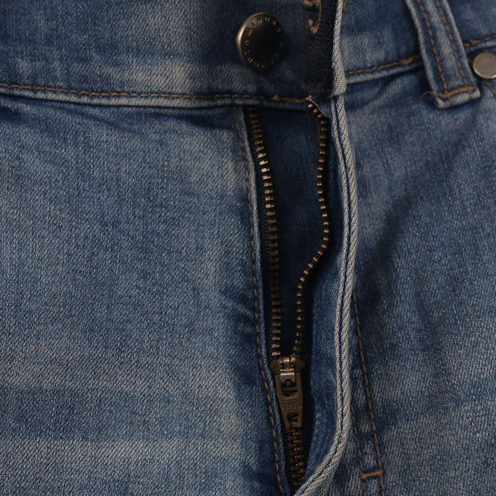 Thrifted Mind Bridge Denim Men's Light Blue Slim Jeans 32 Waist/ J1006