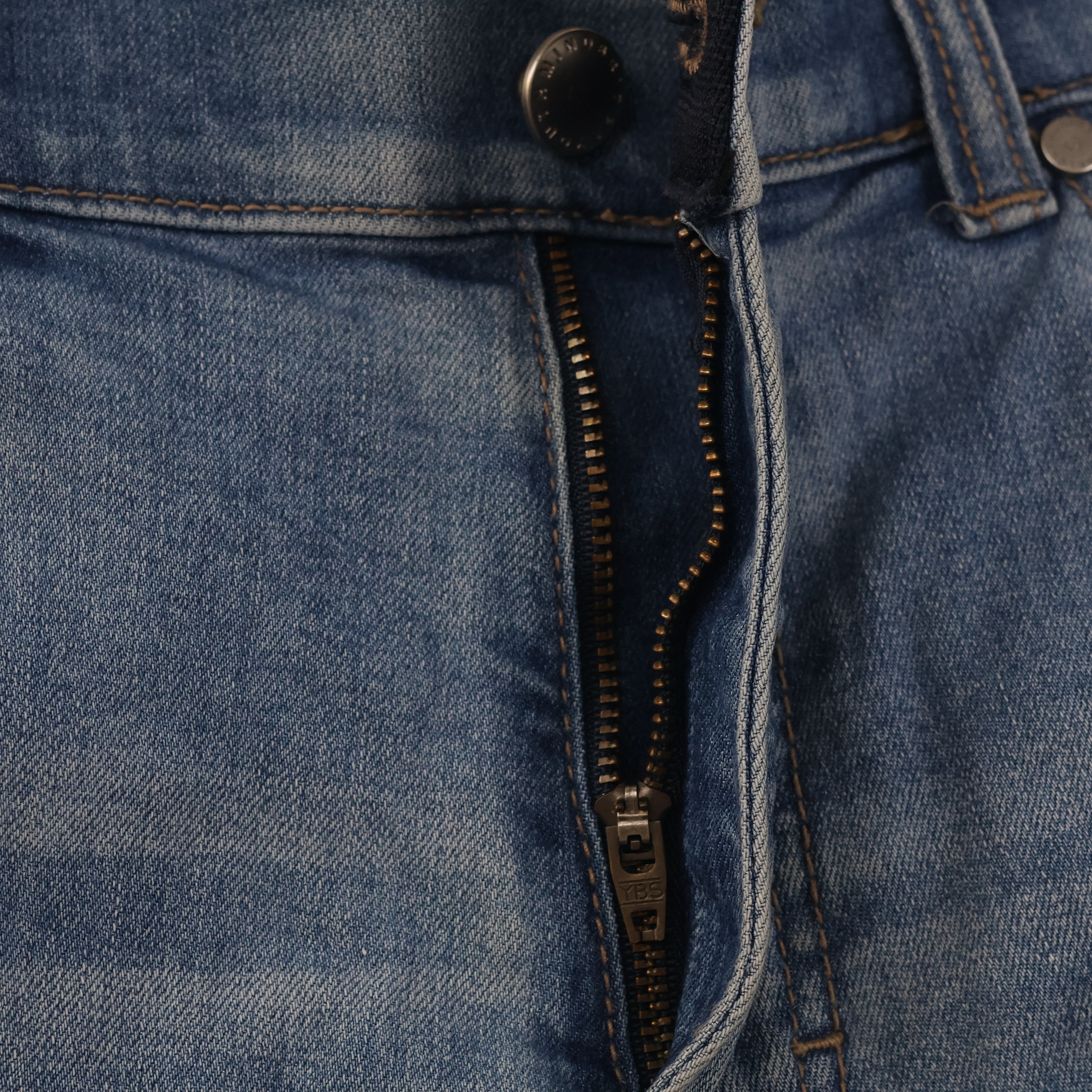 Thrifted Mind Bridge Denim Men's Light Blue Slim Jeans 32 Waist/ J1006