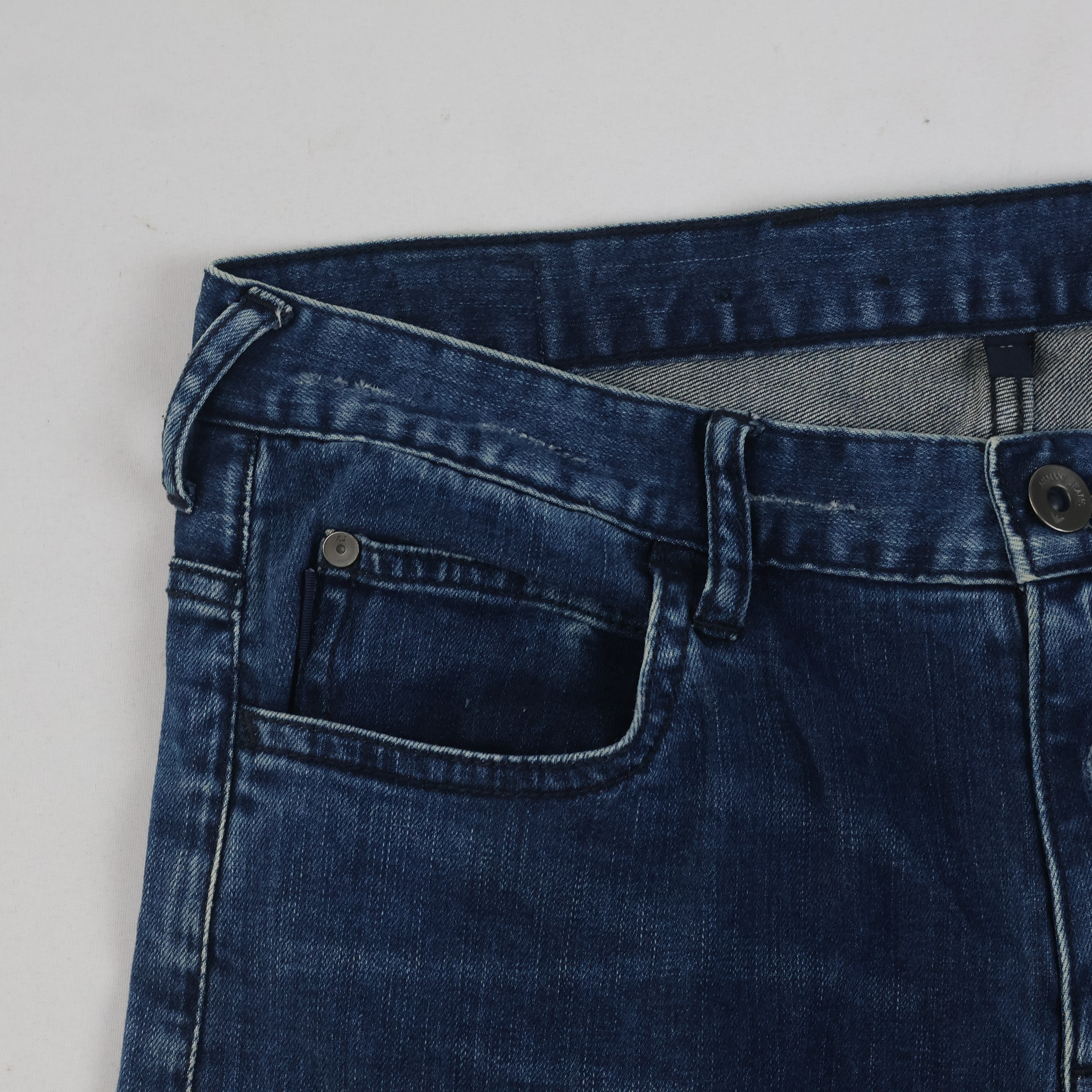 Armani Thrifted Jean J10 Dark Wash Denim Jeans/ J1003