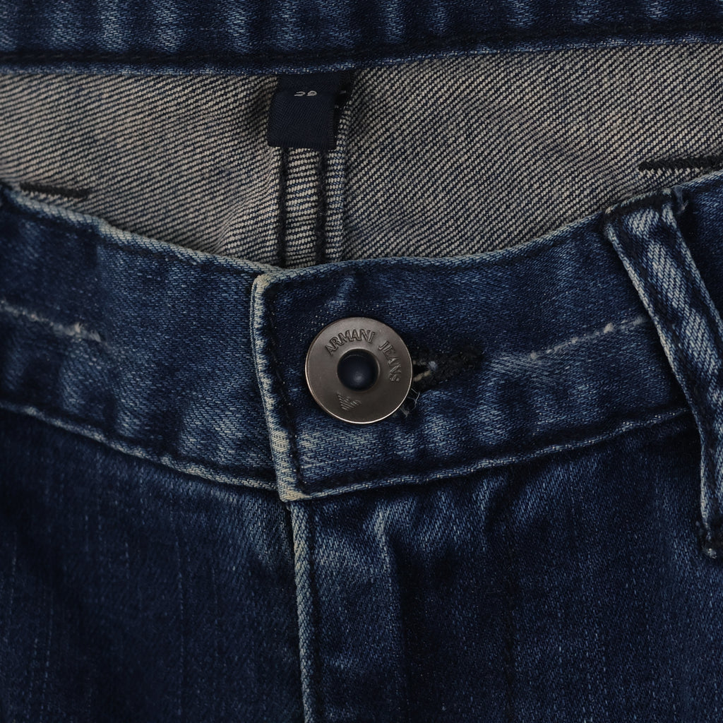 Armani Thrifted Jean J10 Dark Wash Denim Jeans/ J1003