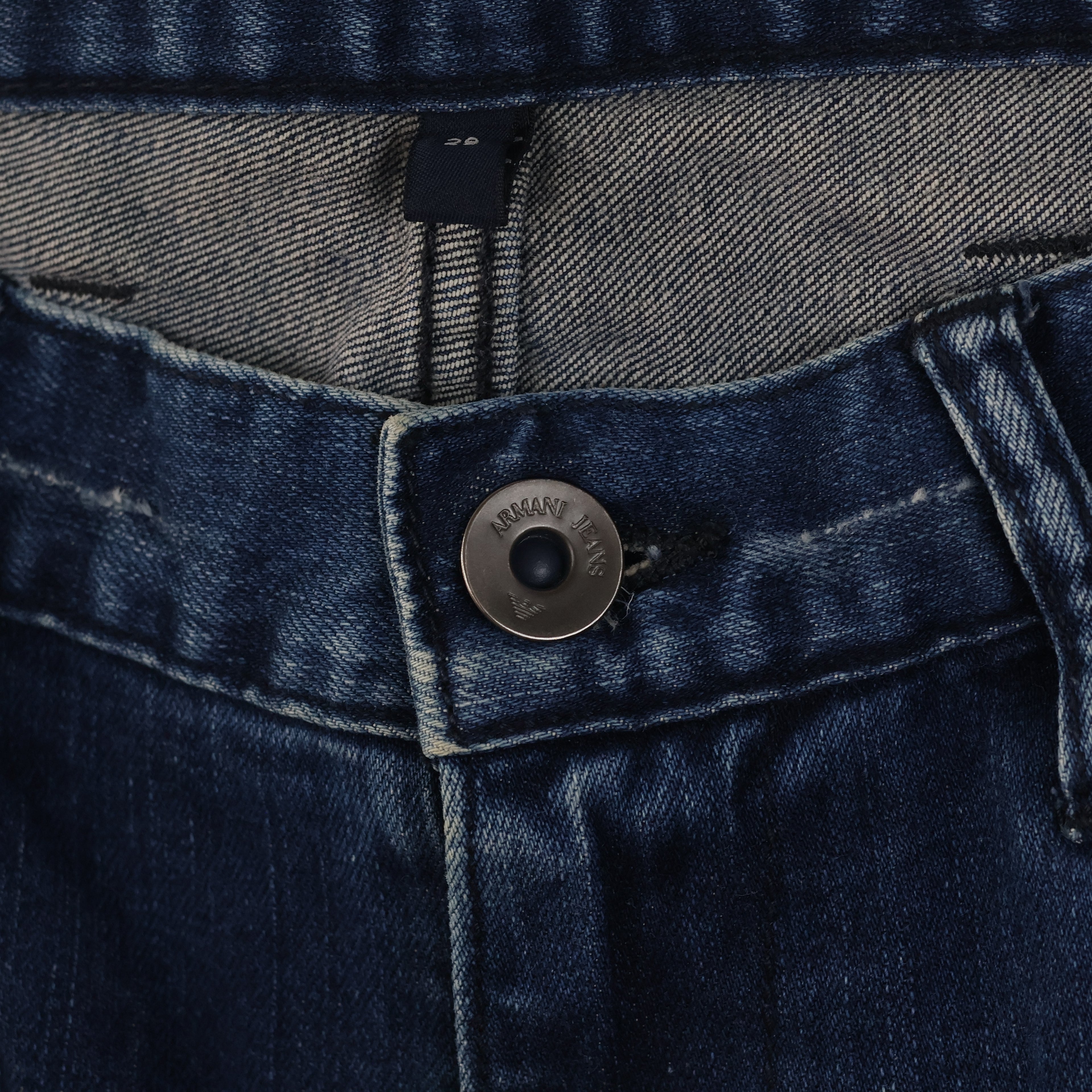 Armani Thrifted Jean J10 Dark Wash Denim Jeans/ J1003