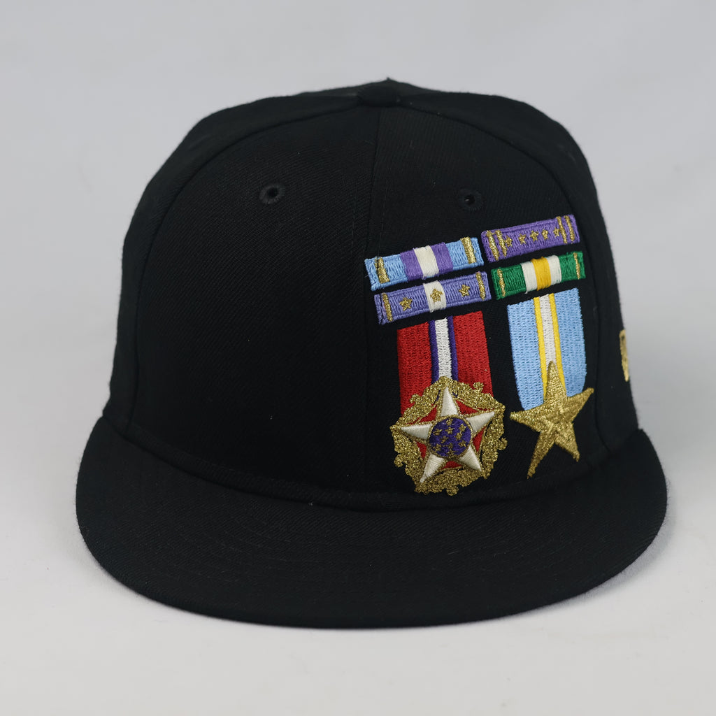 Thrifted New Era 59FIFTY Military Medals Fitted Cap (56.8cm - 7 1/8) | 10678