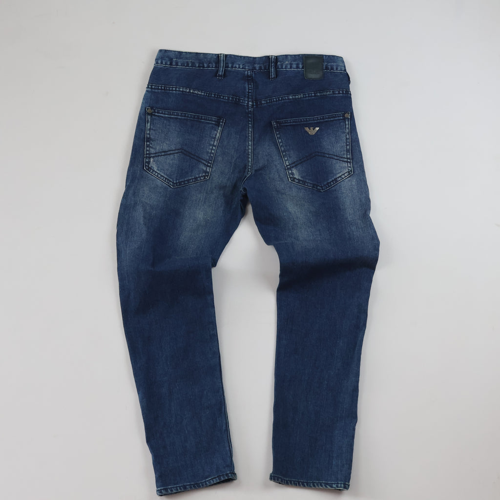 Armani Thrifted Jean J10 Dark Wash Denim Jeans/ J1003