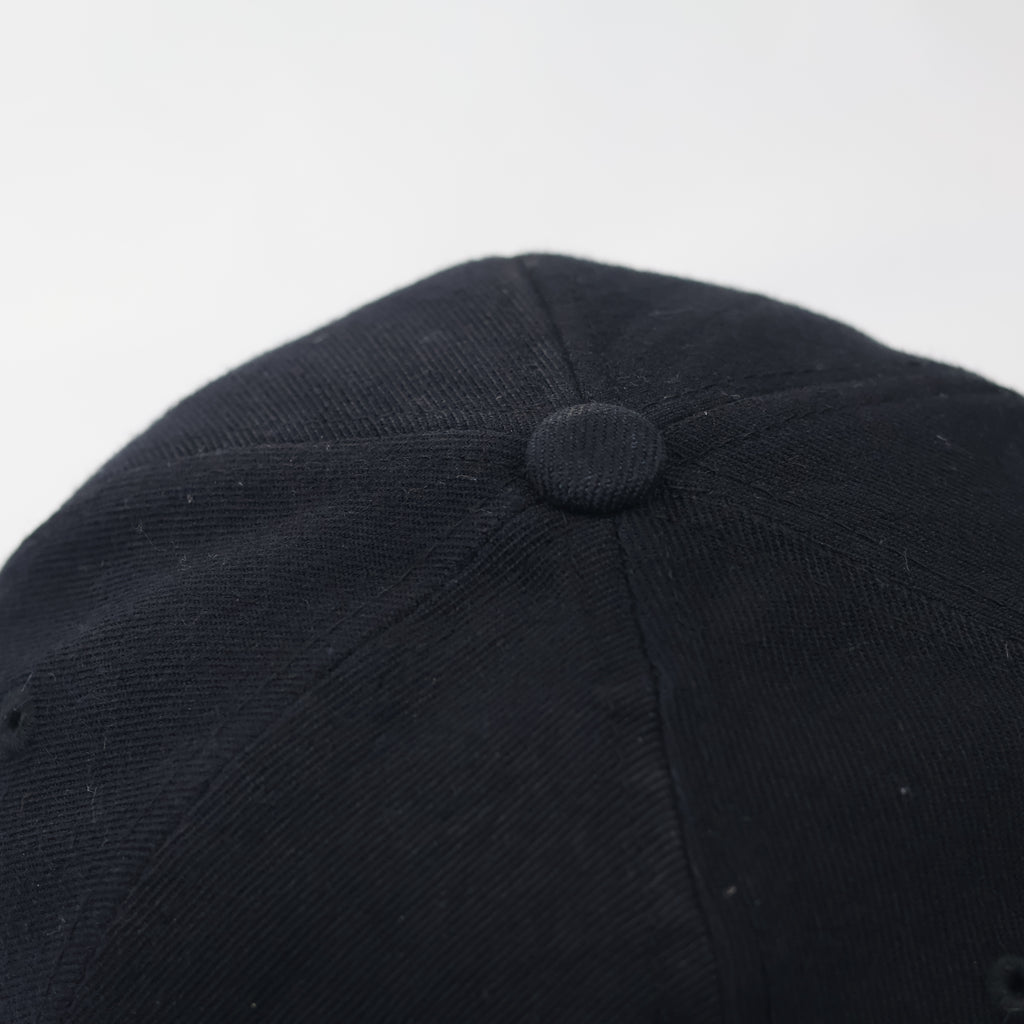 Vintage Lib Tech Graphic Art Thrifted Baseball Hat - Black Flexfit