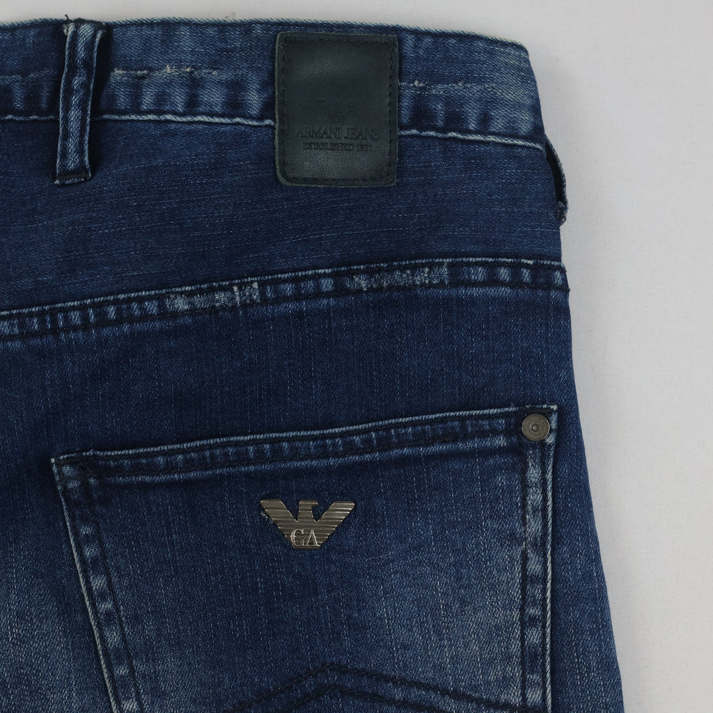 Armani Thrifted Jean J10 Dark Wash Denim Jeans/ J1003