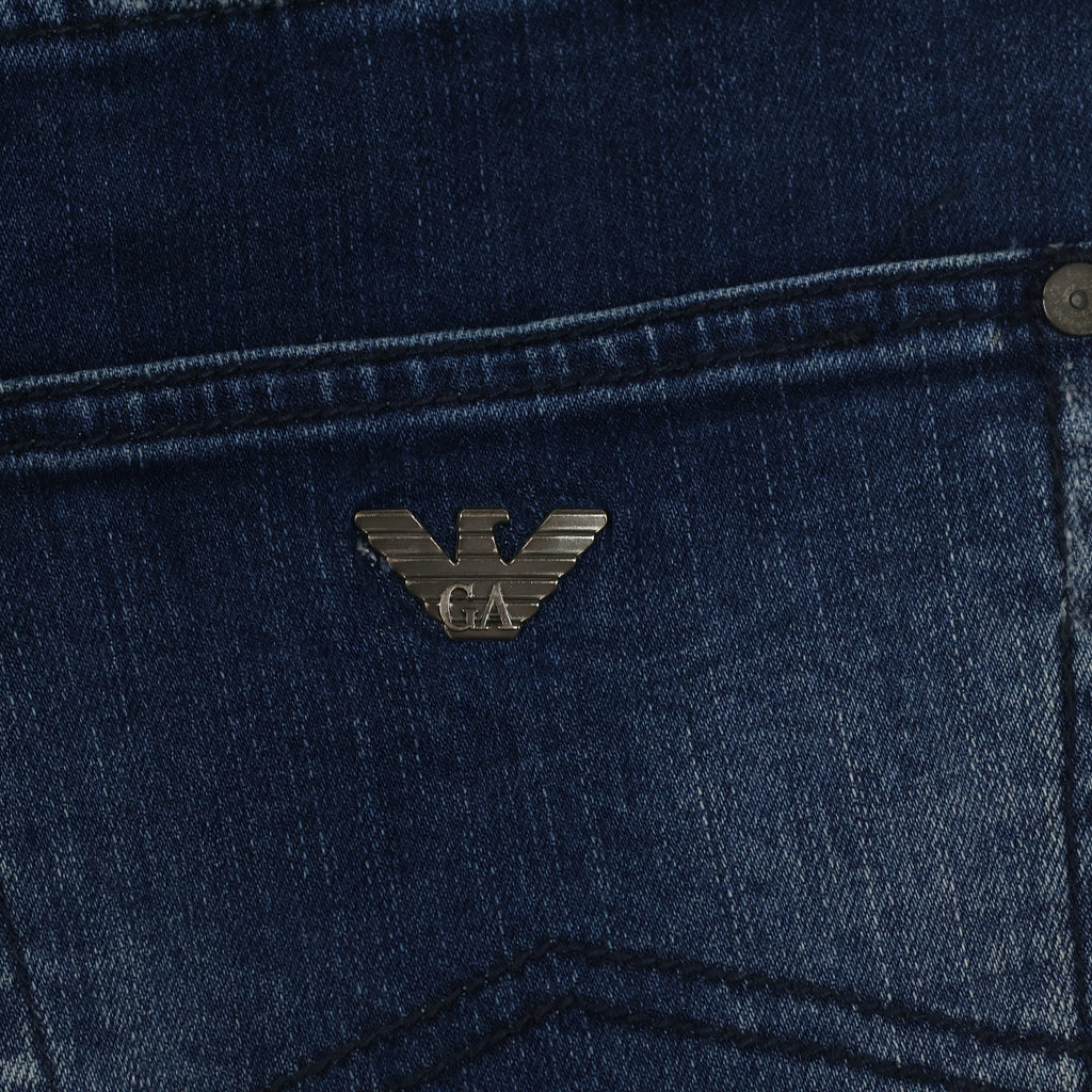 Armani Thrifted Jean J10 Dark Wash Denim Jeans/ J1003