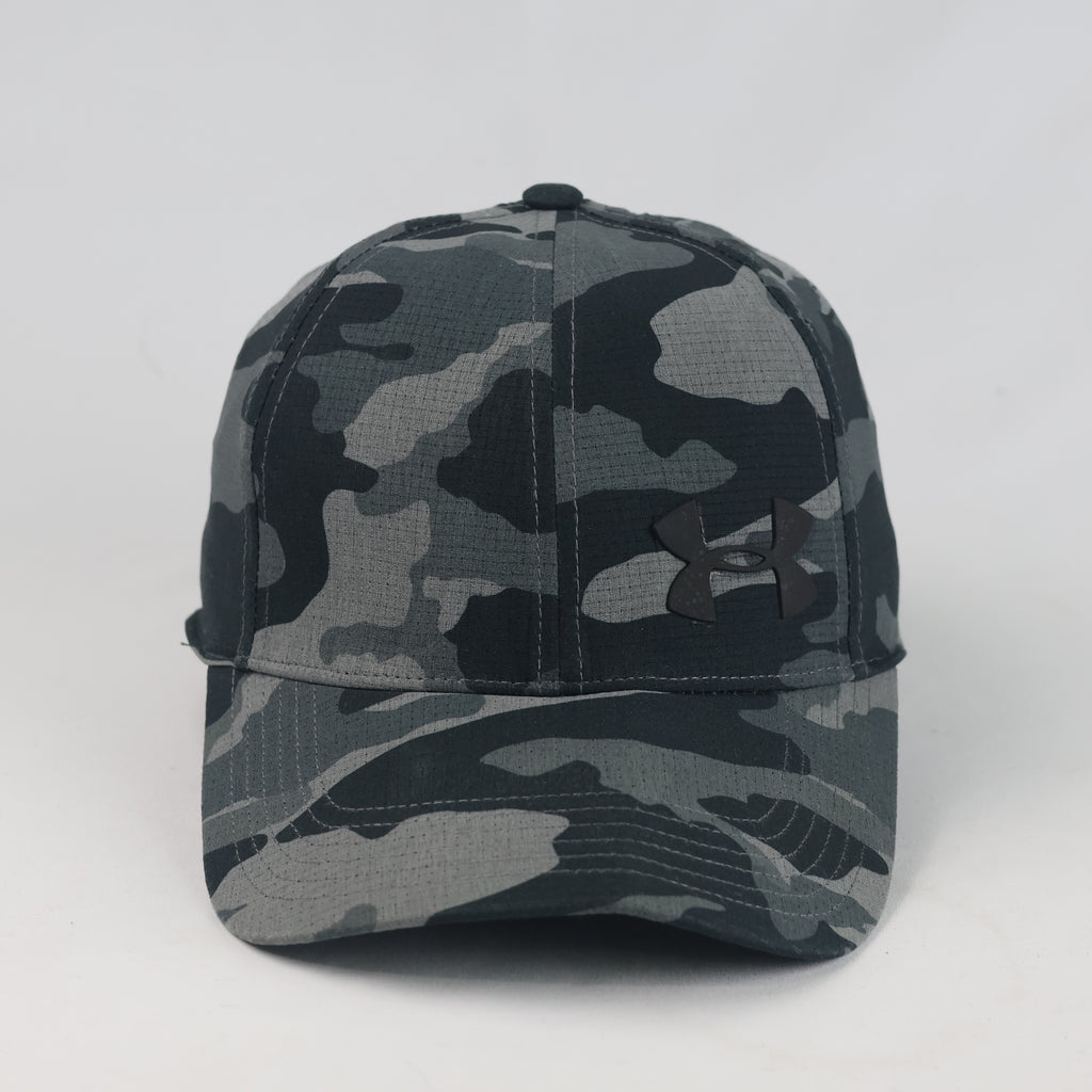 Thrifted Under Armour Men's Grey Camo Sports Cap (57 cm) |10682