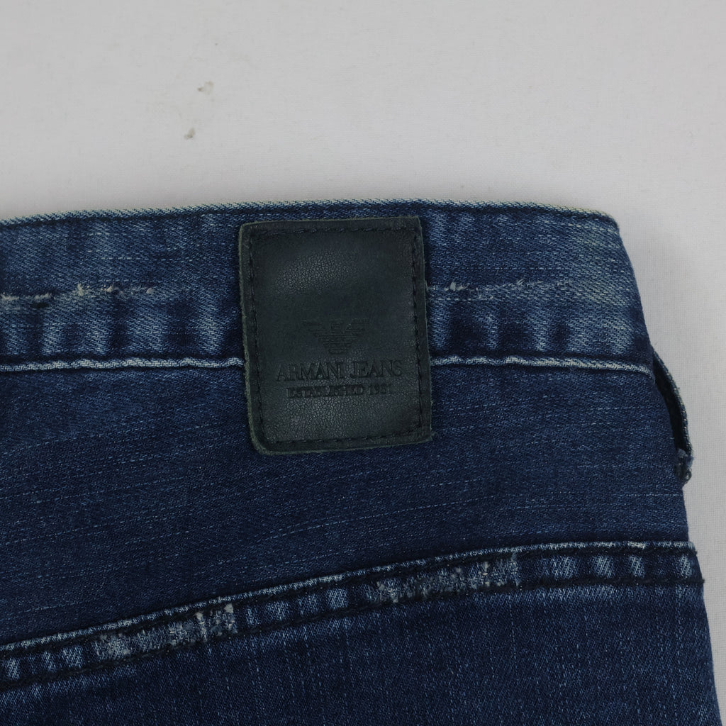 Armani Thrifted Jean J10 Dark Wash Denim Jeans/ J1003