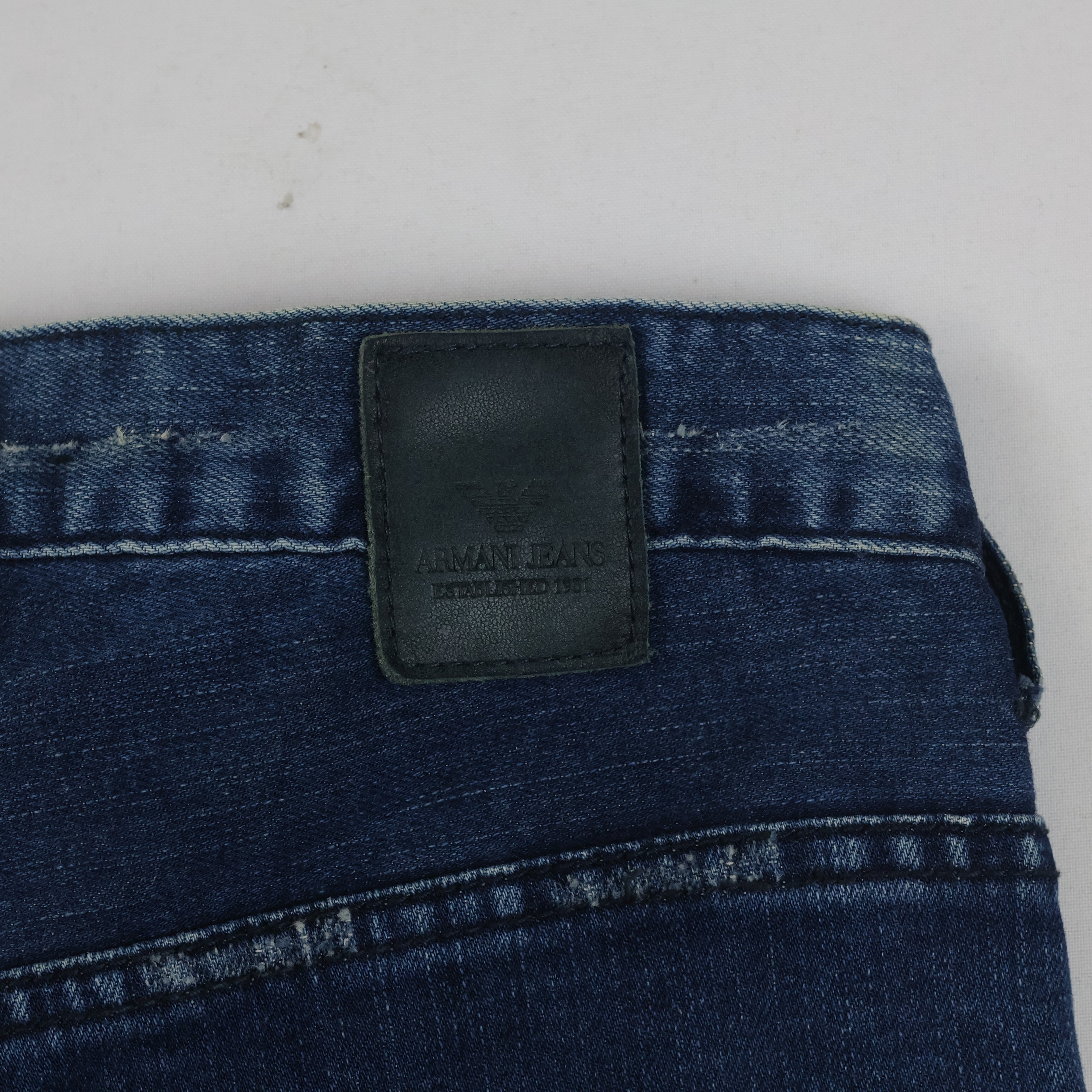 Armani Thrifted Jean J10 Dark Wash Denim Jeans/ J1003