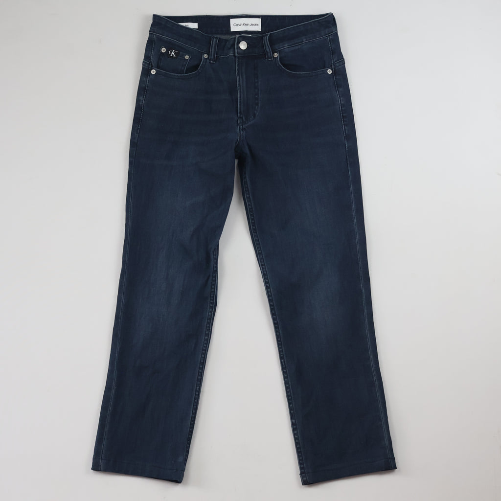 Calvin Klein Thrifted Jeans Straight Leg Dark Wash Denim/ J1002