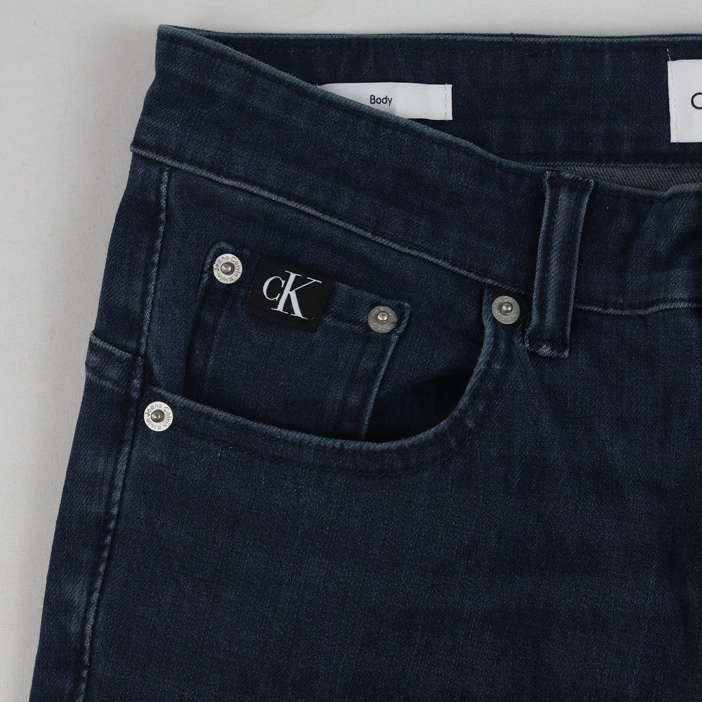 Calvin Klein Thrifted Jeans Straight Leg Dark Wash Denim/ J1002