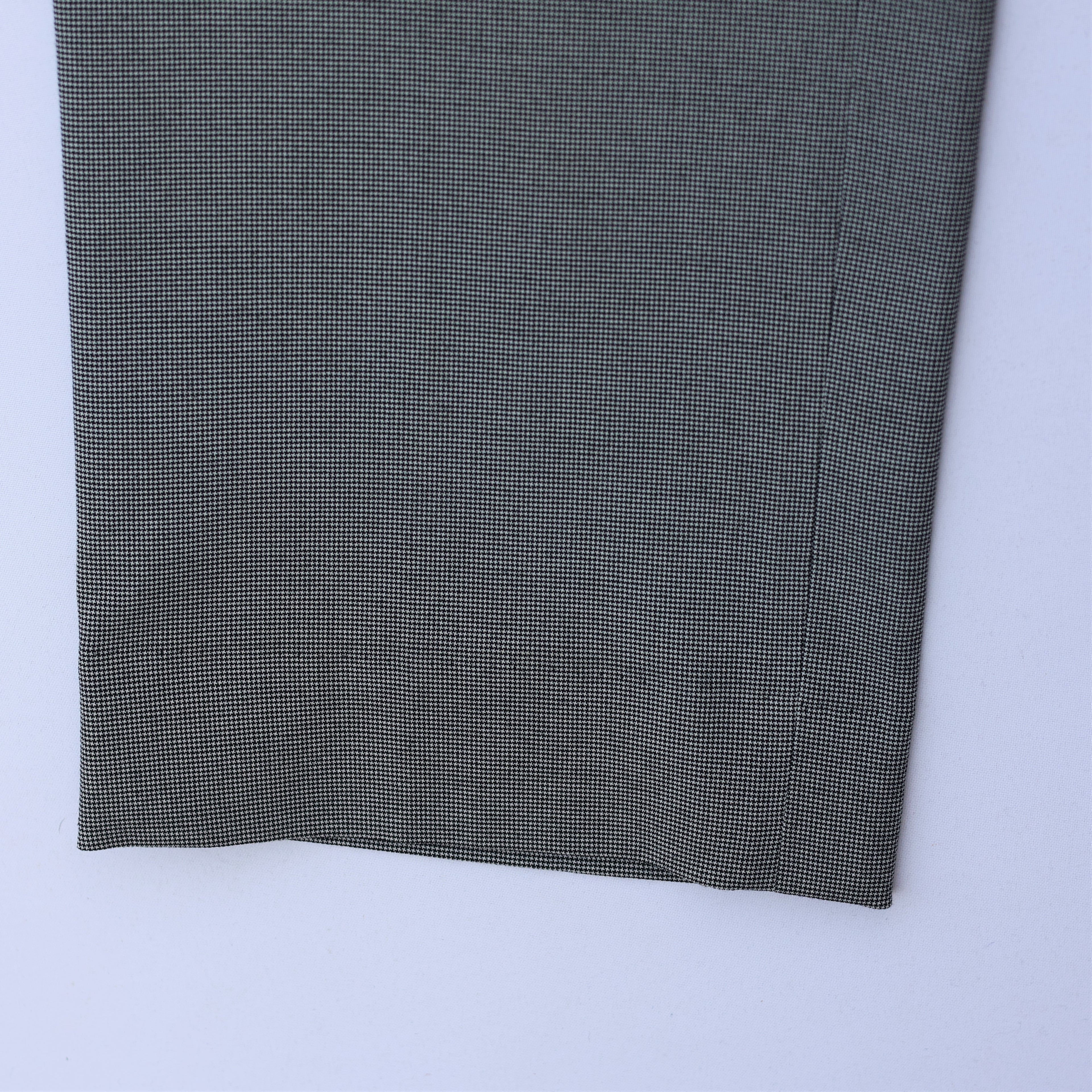 Men’s Grey Micro-Check Formal Trousers – Waist 32 | Length 41 | Classic Office Wear Pants (L Size)