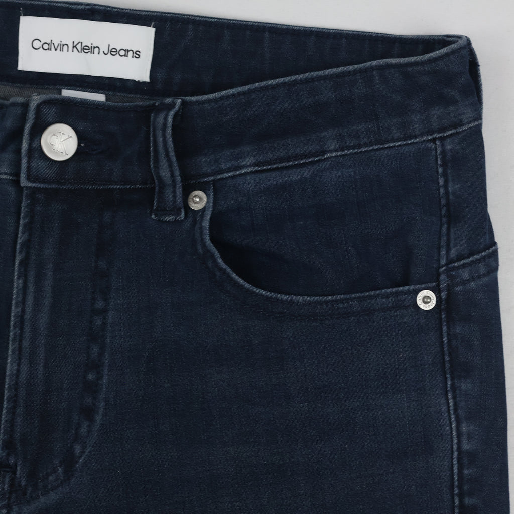Calvin Klein Thrifted Jeans Straight Leg Dark Wash Denim/ J1002