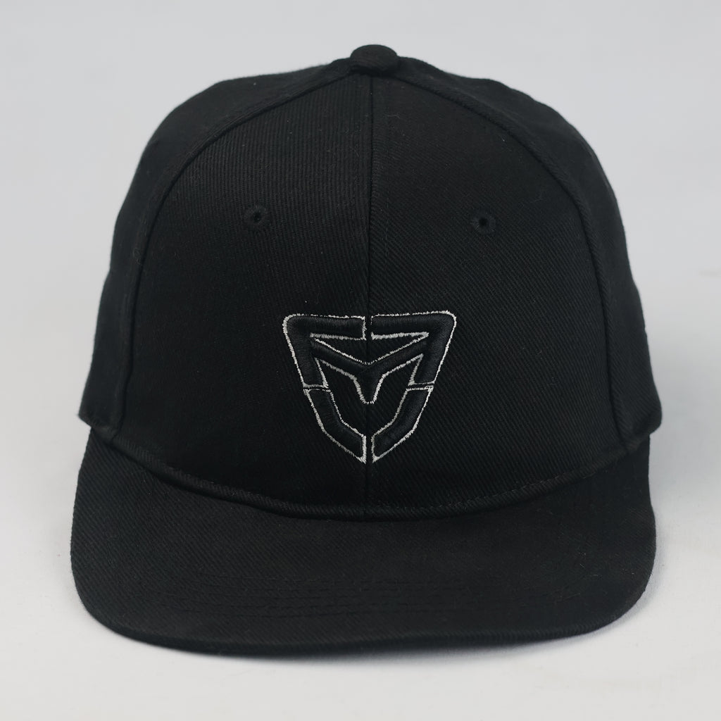 Thrifted Vintage Vehicle.Co Embroidered Logo Black Snapback Cap (57 cm) |10681