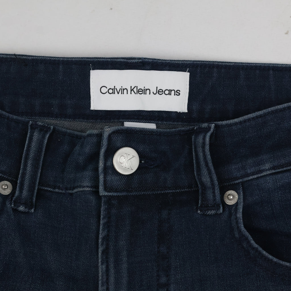 Calvin Klein Thrifted Jeans Straight Leg Dark Wash Denim/ J1002
