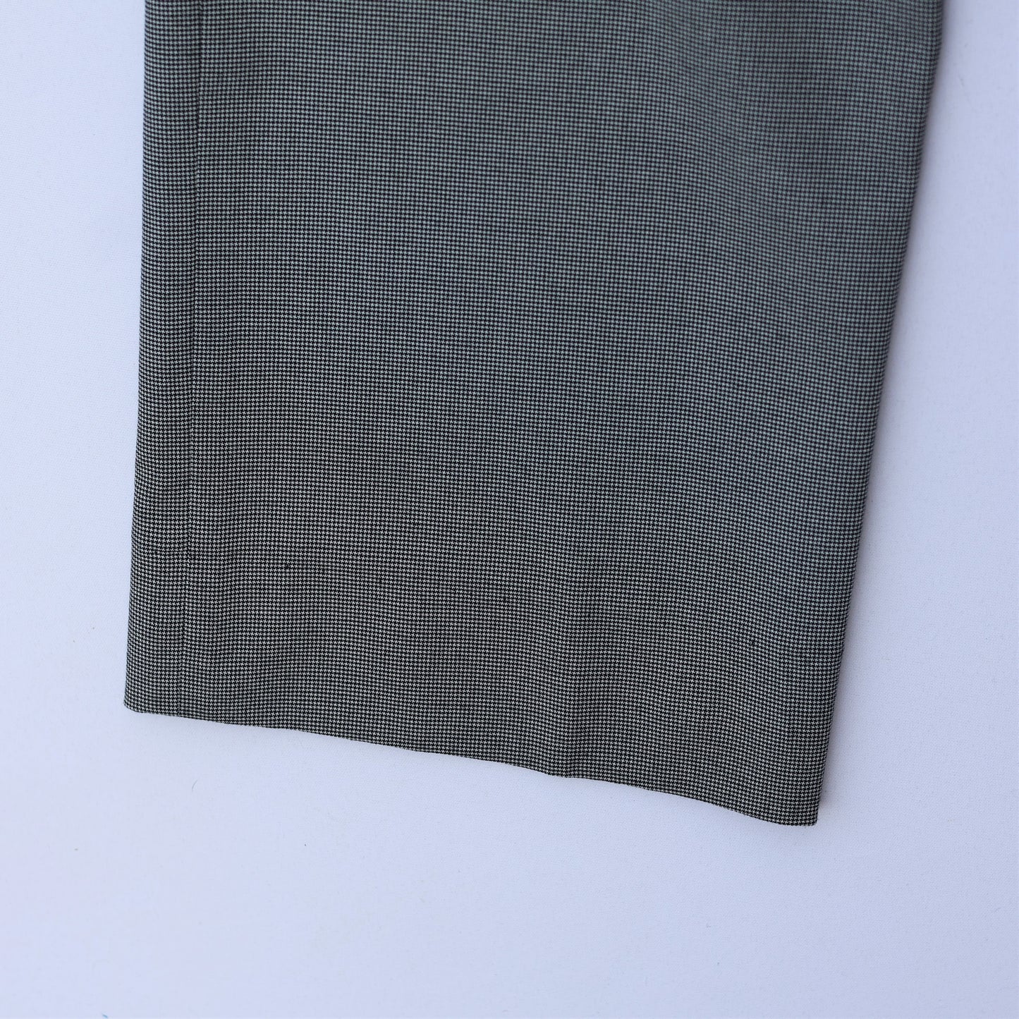 Men’s Grey Micro-Check Formal Trousers – Waist 32 | Length 41 | Classic Office Wear Pants (L Size)