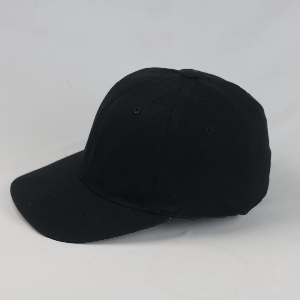 Thrifted Flexfit by Yupoong Minimalist Black Cap (56-57 cm) |10698