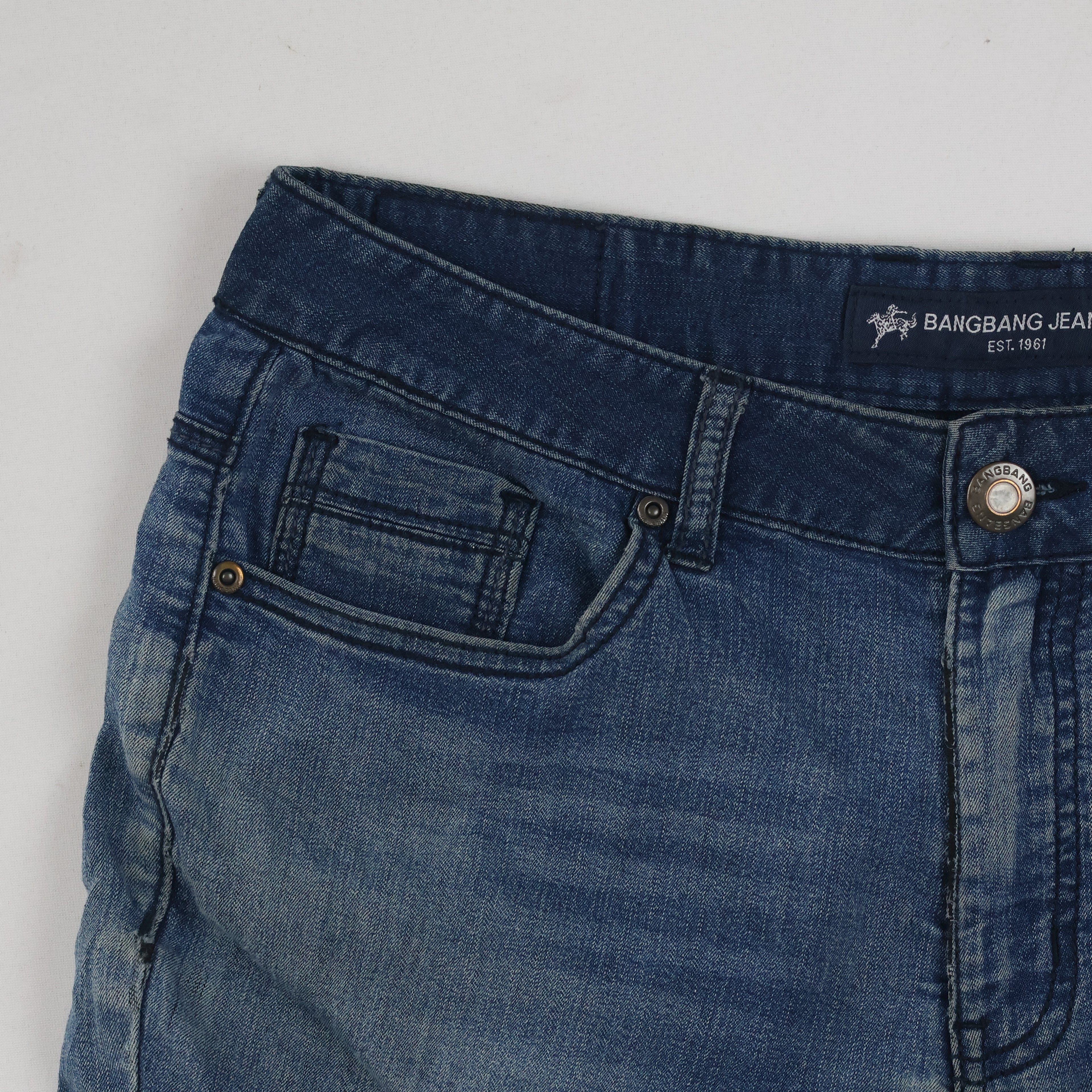 BangBang Jeans Faded Medium Wash Denim/ J1001