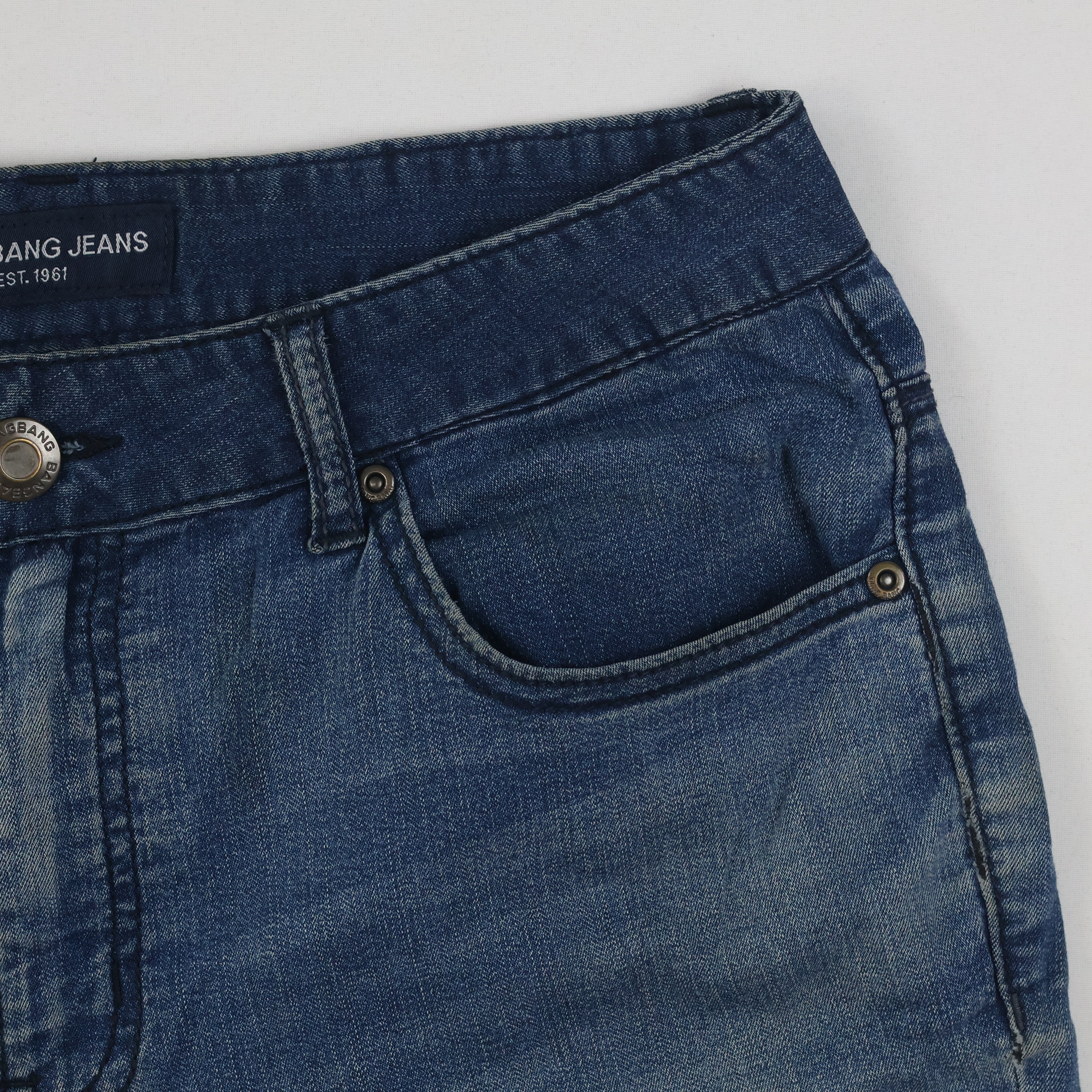 BangBang Jeans Faded Medium Wash Denim/ J1001