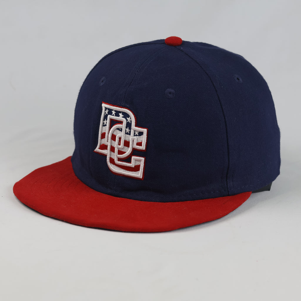 Thrifted New Era 59FIFTY Washington DC Stars & Stripes Fitted Cap (7 1/8 - 56.8cm) |10679