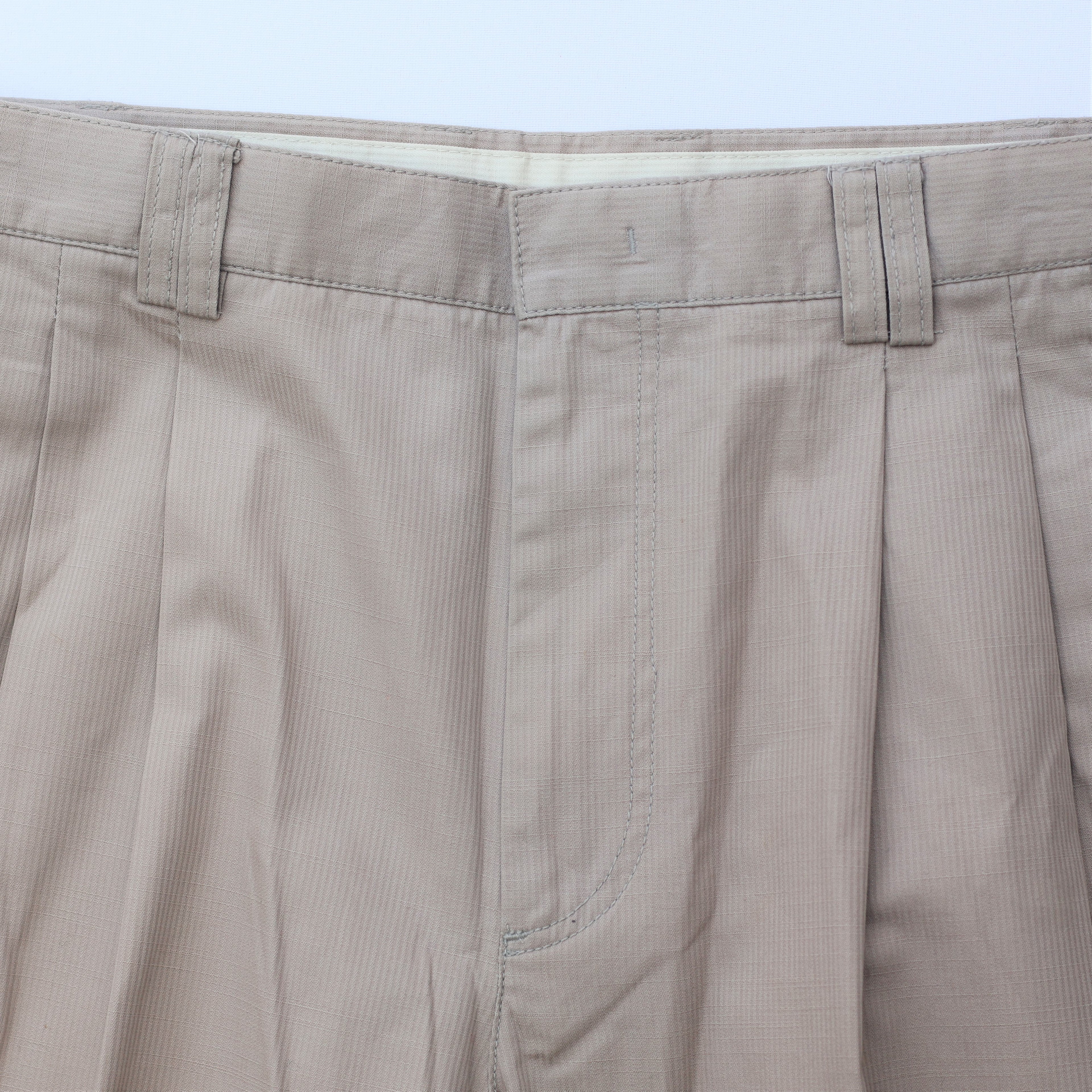 Classic Beige Pleated Chinos for Men – Comfort Fit | Waist 30-32, Length 42 | INDIAN Brand Trousers