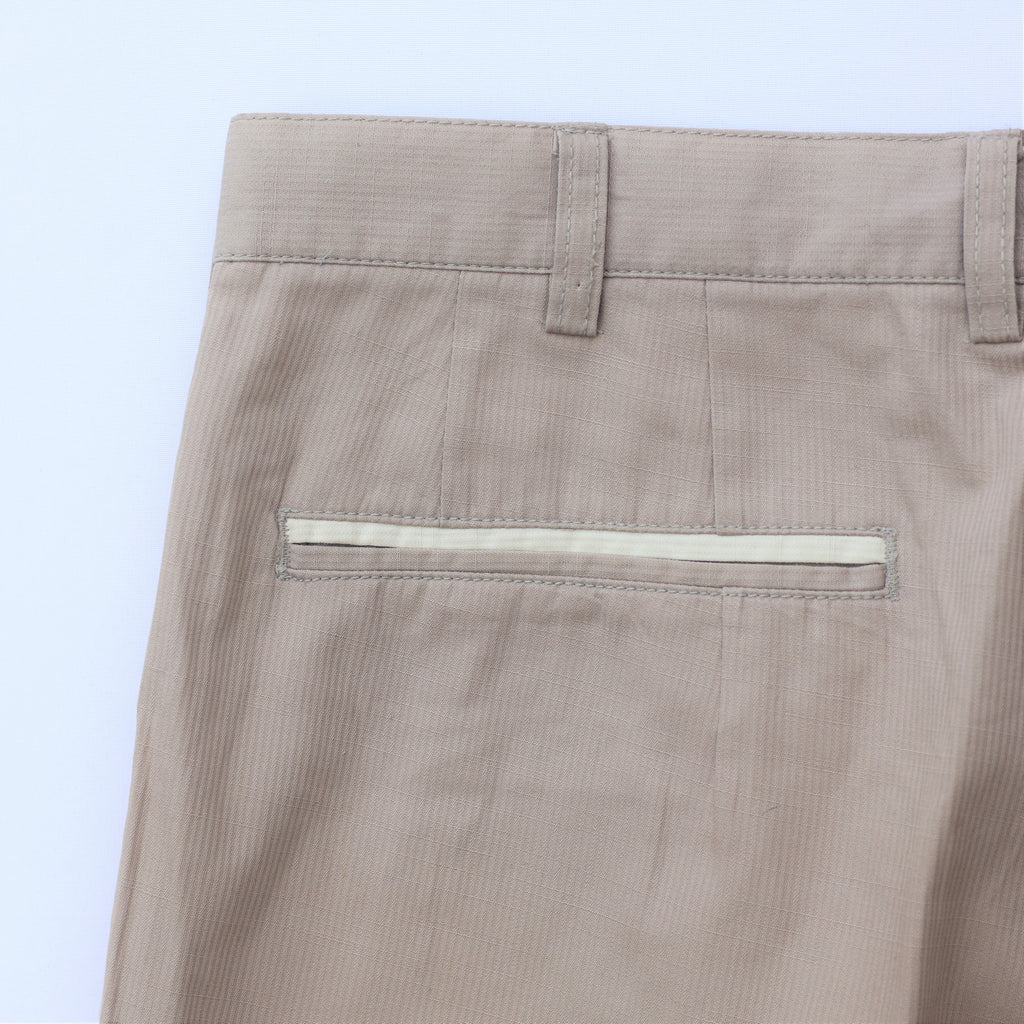Classic Beige Pleated Chinos for Men – Comfort Fit | Waist 30-32, Length 42 | INDIAN Brand Trousers