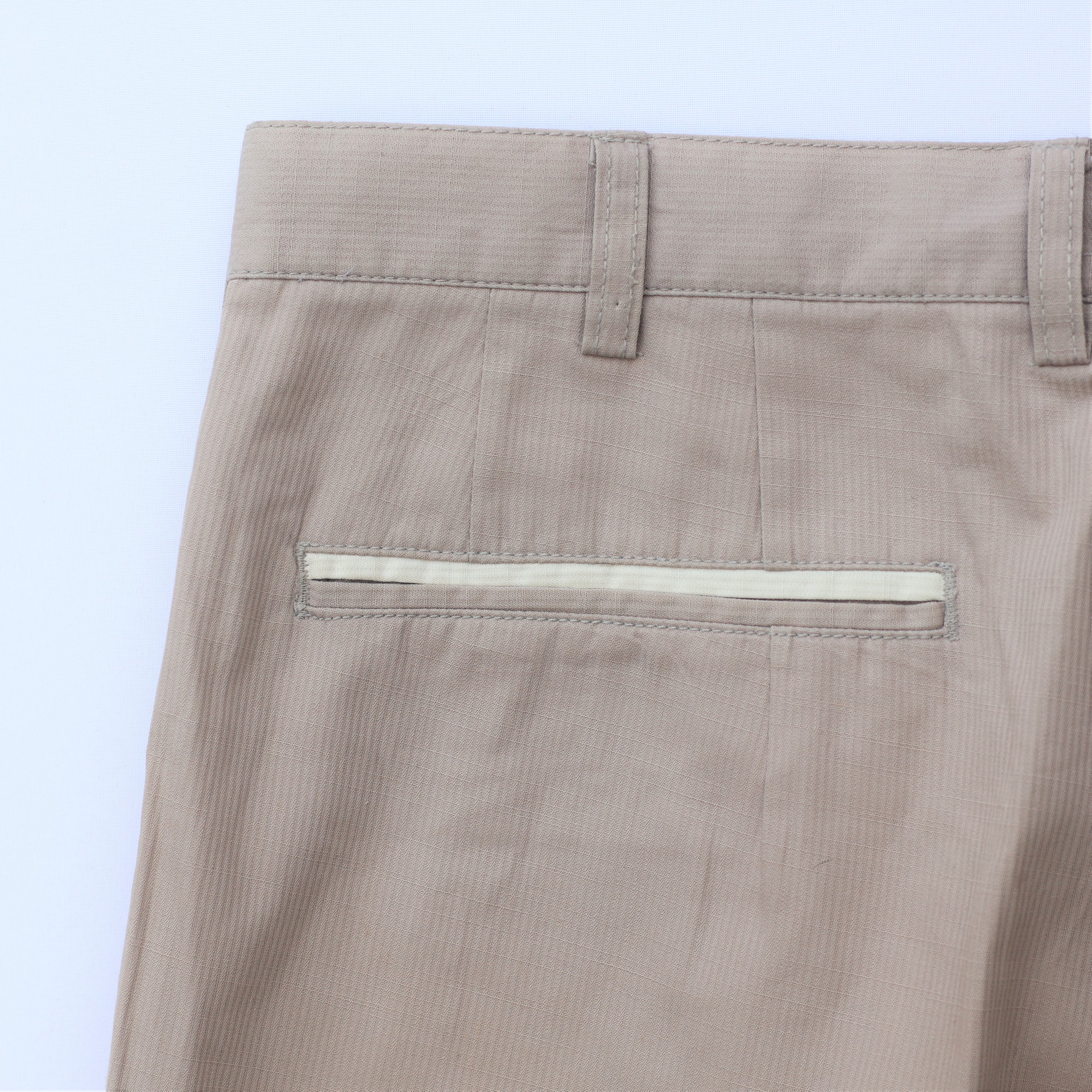Classic Beige Pleated Chinos for Men – Comfort Fit | Waist 30-32, Length 42 | INDIAN Brand Trousers