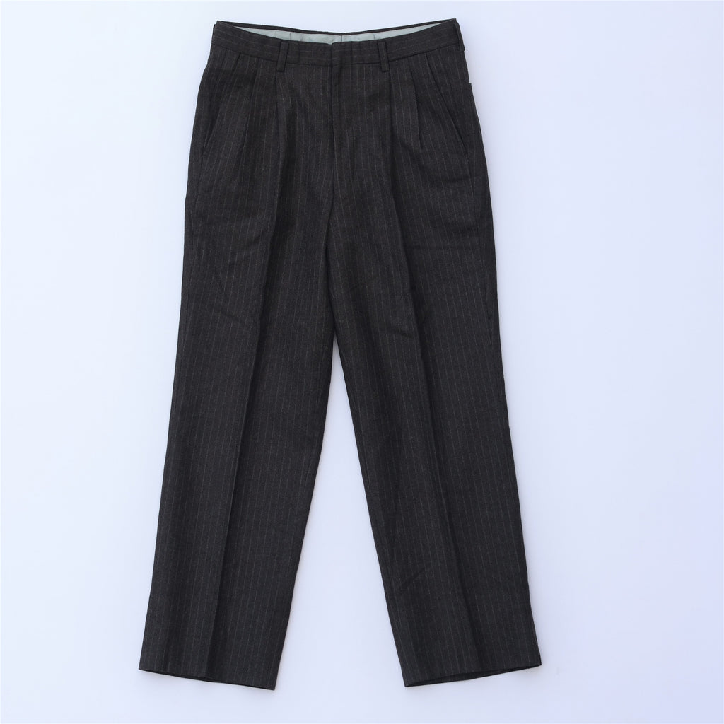 Men’s Charcoal Pinstripe Formal Trouser – Waist 32 | Length 39 | Slim Look Business Wear Pants