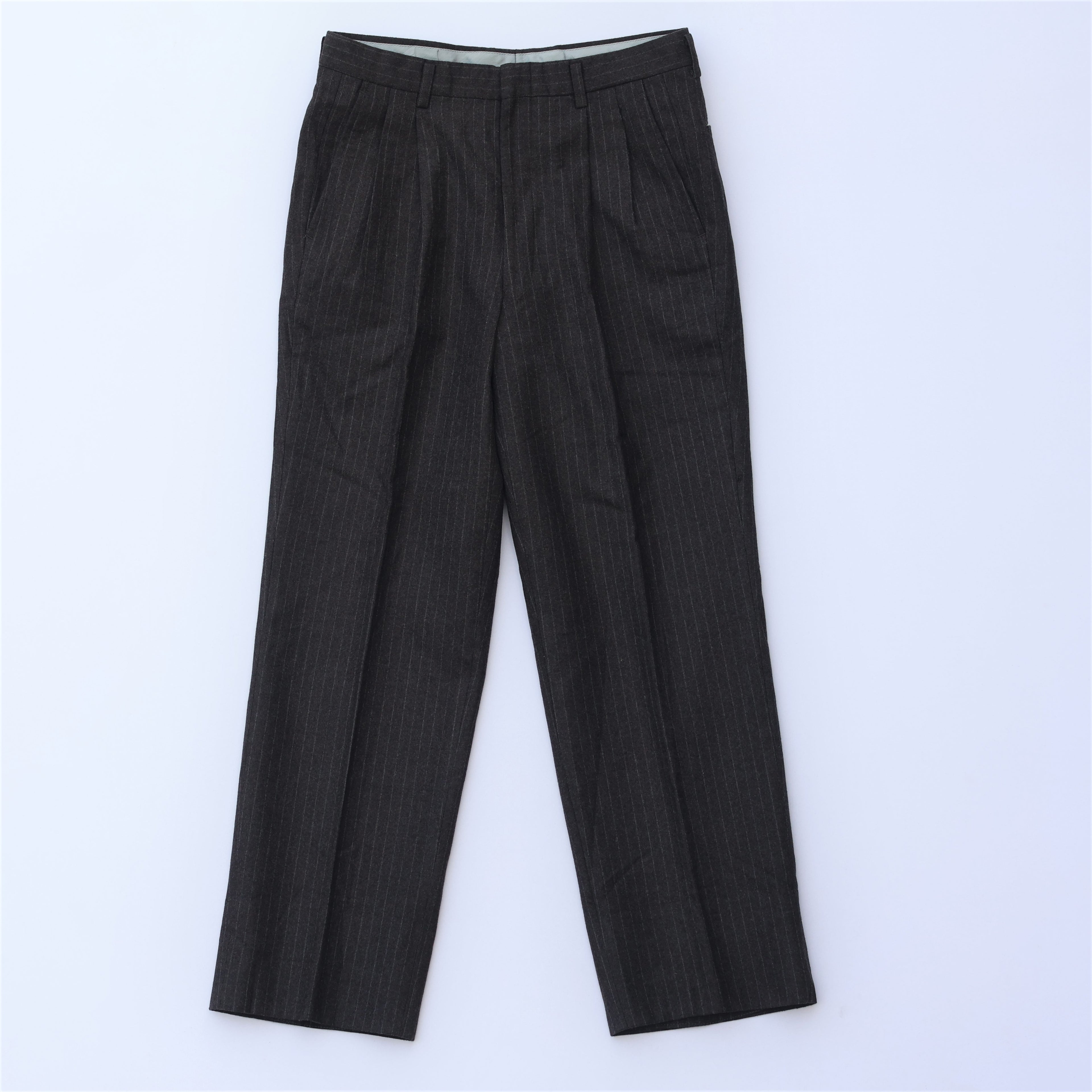 Men’s Charcoal Pinstripe Formal Trouser – Waist 32 | Length 39 | Slim Look Business Wear Pants