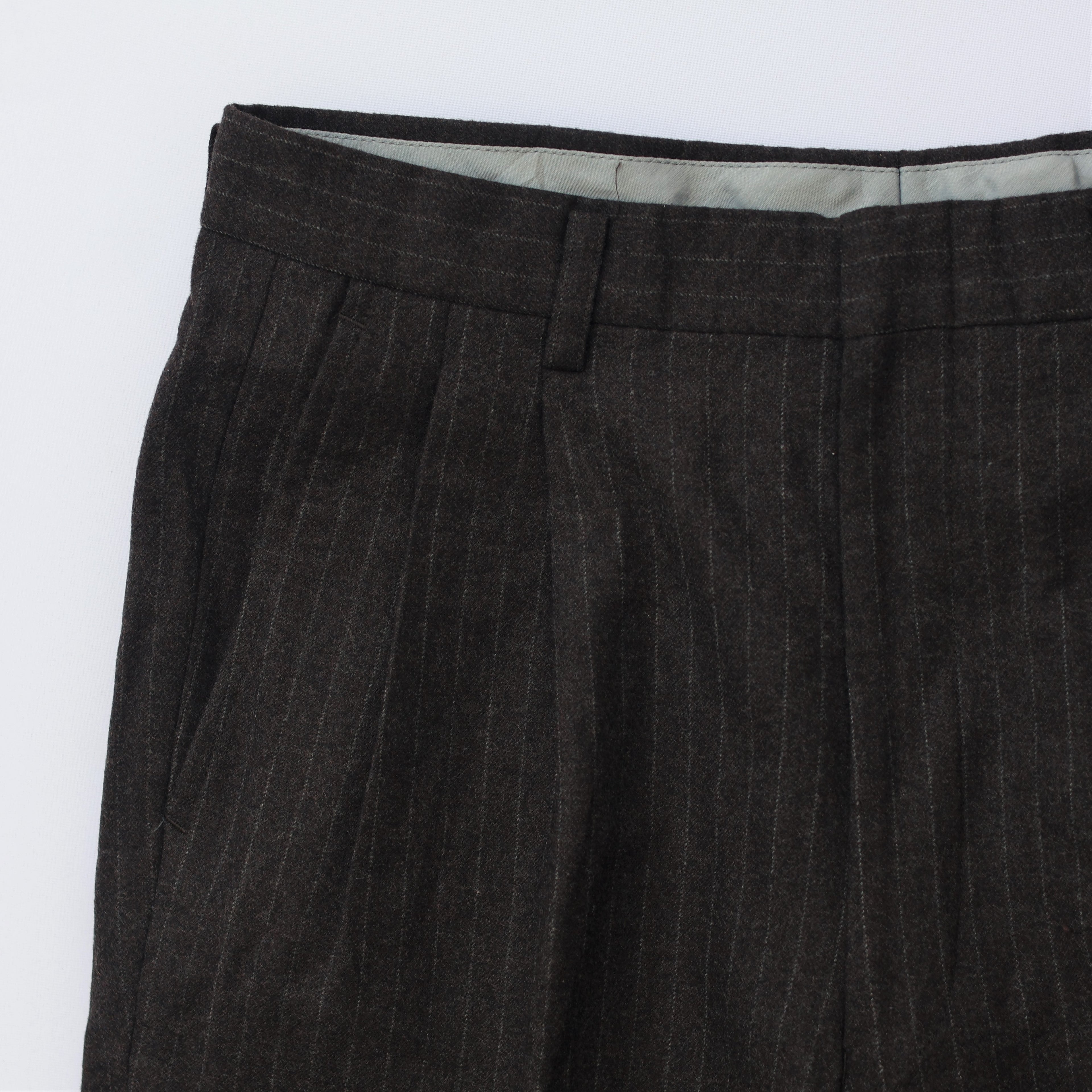 Men’s Charcoal Pinstripe Formal Trouser – Waist 32 | Length 39 | Slim Look Business Wear Pants