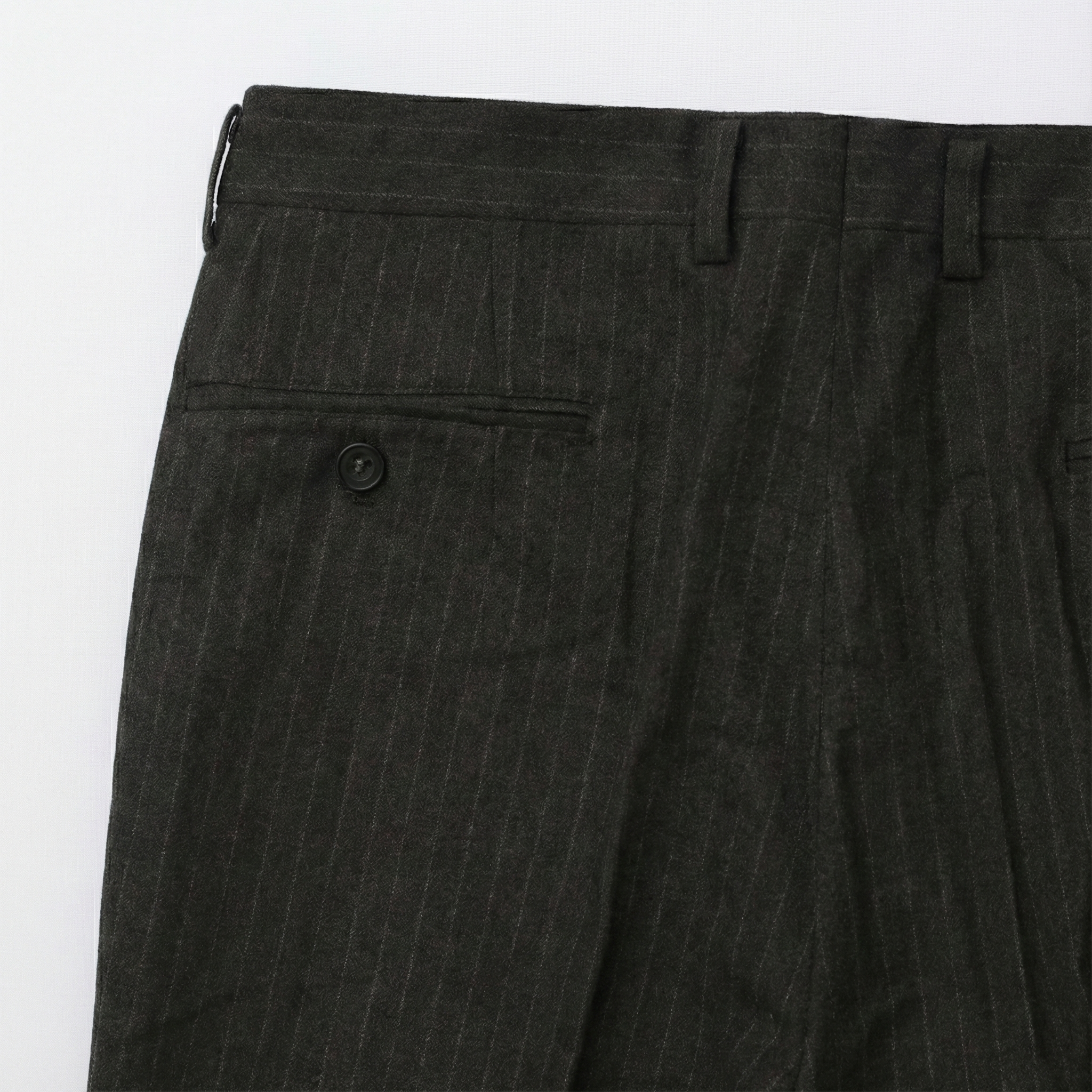 Men’s Charcoal Pinstripe Formal Trouser – Waist 32 | Length 39 | Slim Look Business Wear Pants