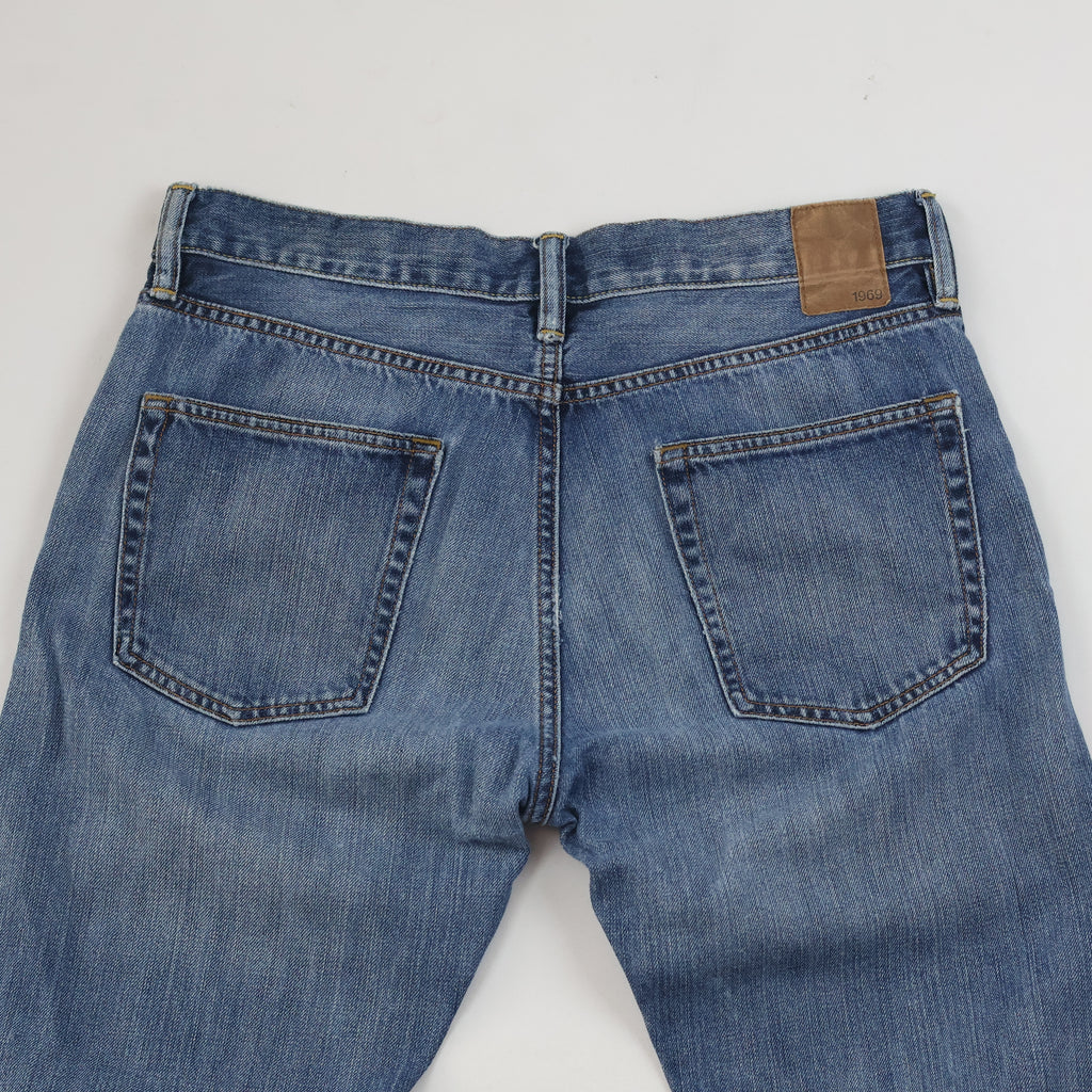 Gap 1969 Slim Medium Wash Thrifted Denim Jeans/ J1004