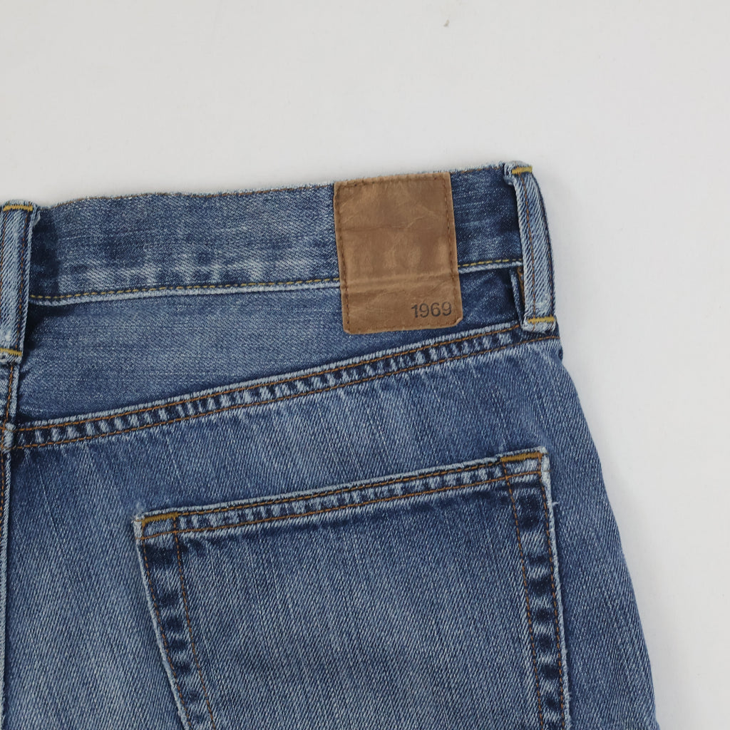 Gap 1969 Slim Medium Wash Thrifted Denim Jeans/ J1004