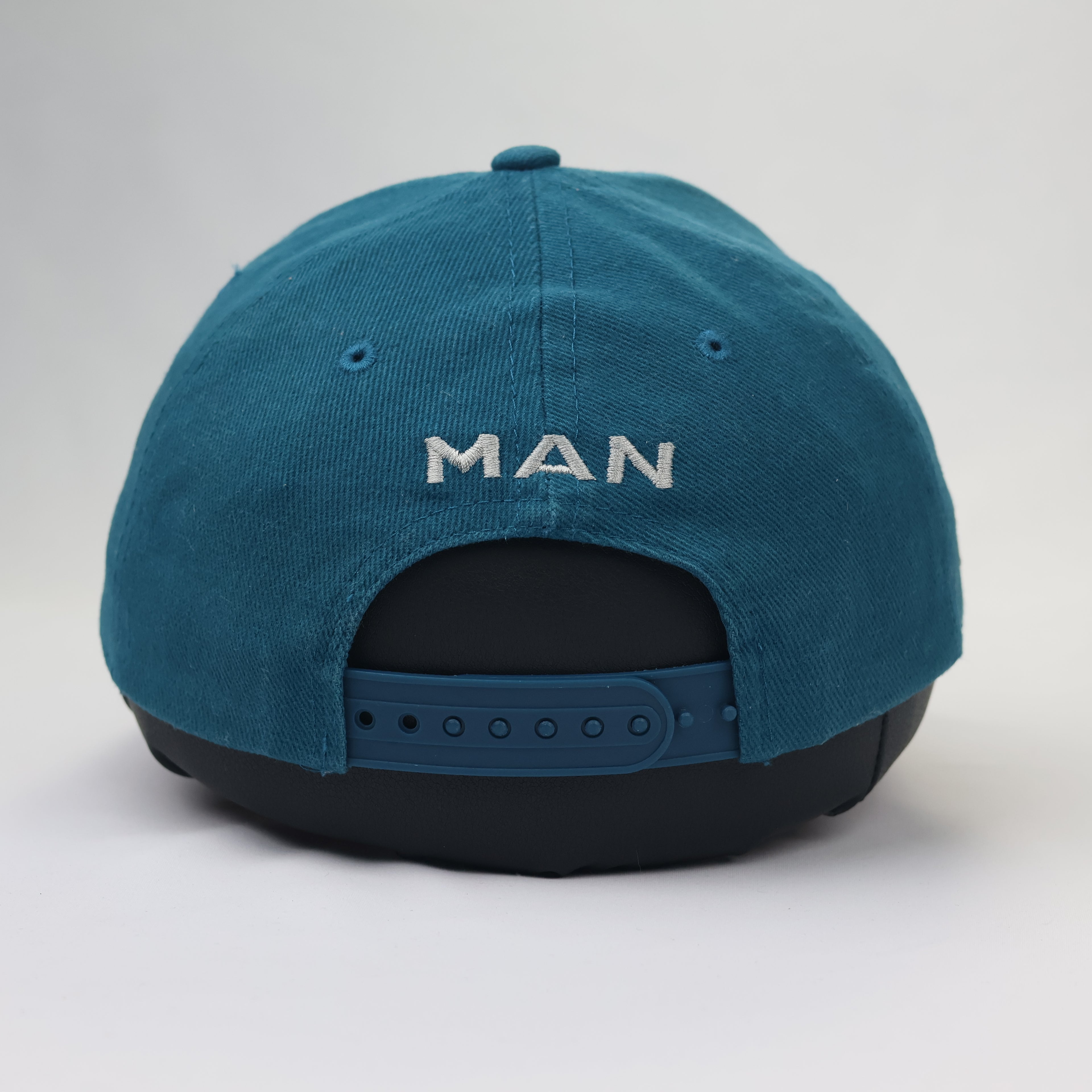 Vintage Teal Cotton Snapback Hat - Löwen Stark Lion Graphic - 55-57cm