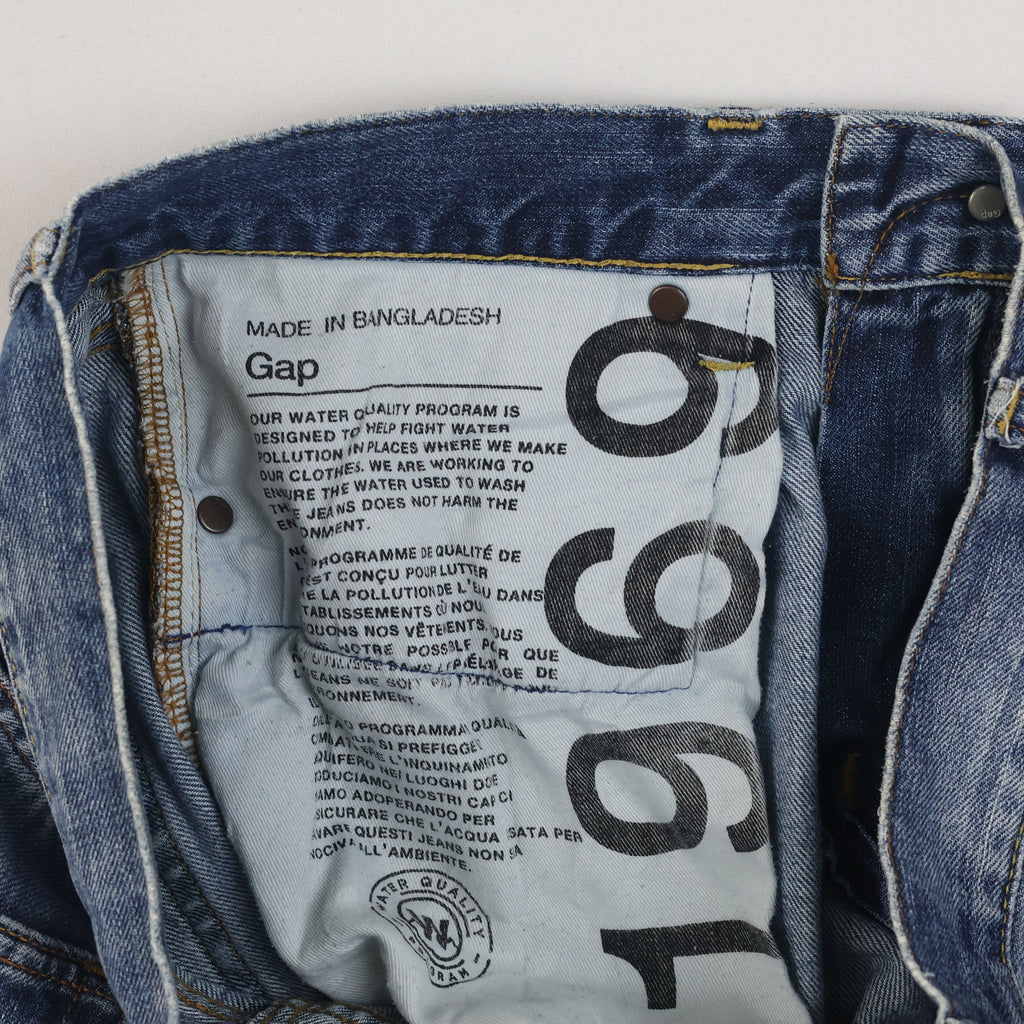 Gap 1969 Slim Medium Wash Thrifted Denim Jeans/ J1004