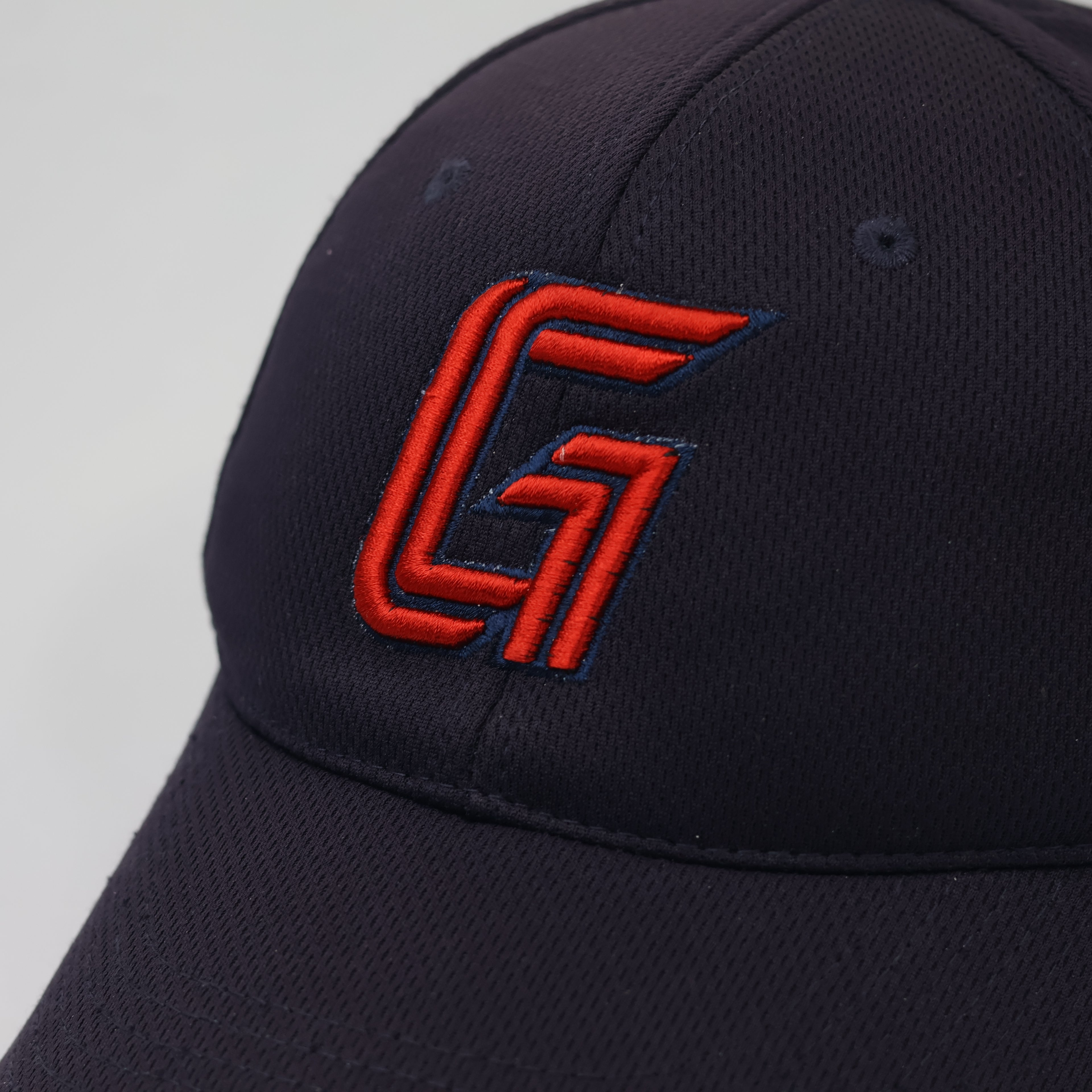 Core Official Licensed "G" Logo Thrifted Baseball Cap – Navy/Red