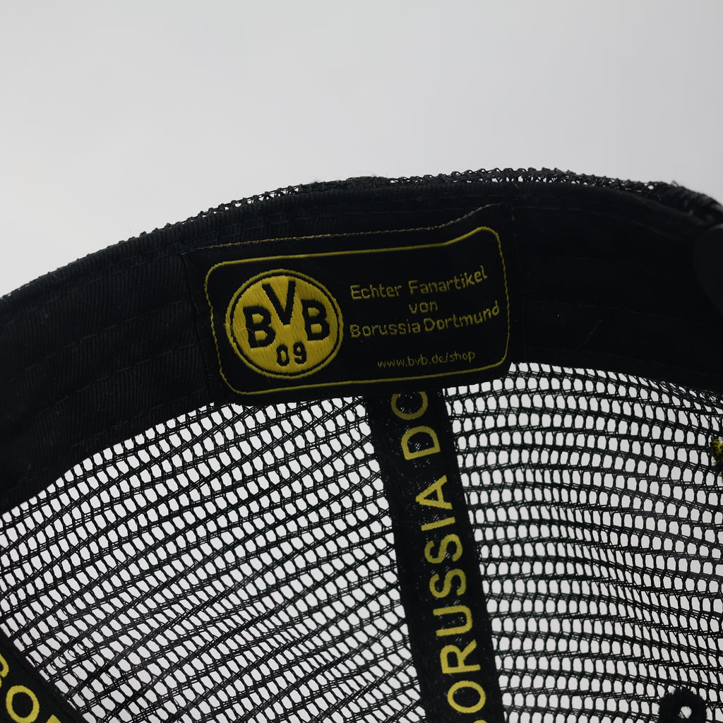 Authentic BVB 09 Dortmund Fan Merchandise Thrifted Trucker Cap – Black/Yellow