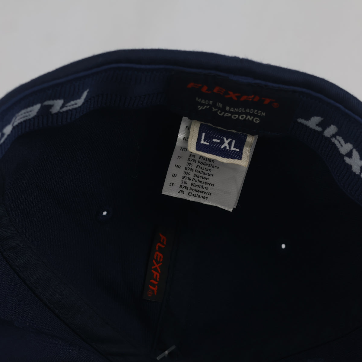 Thrifted Flexfit by Yupoong Navy Blue Cap (58-59 cm) |10693