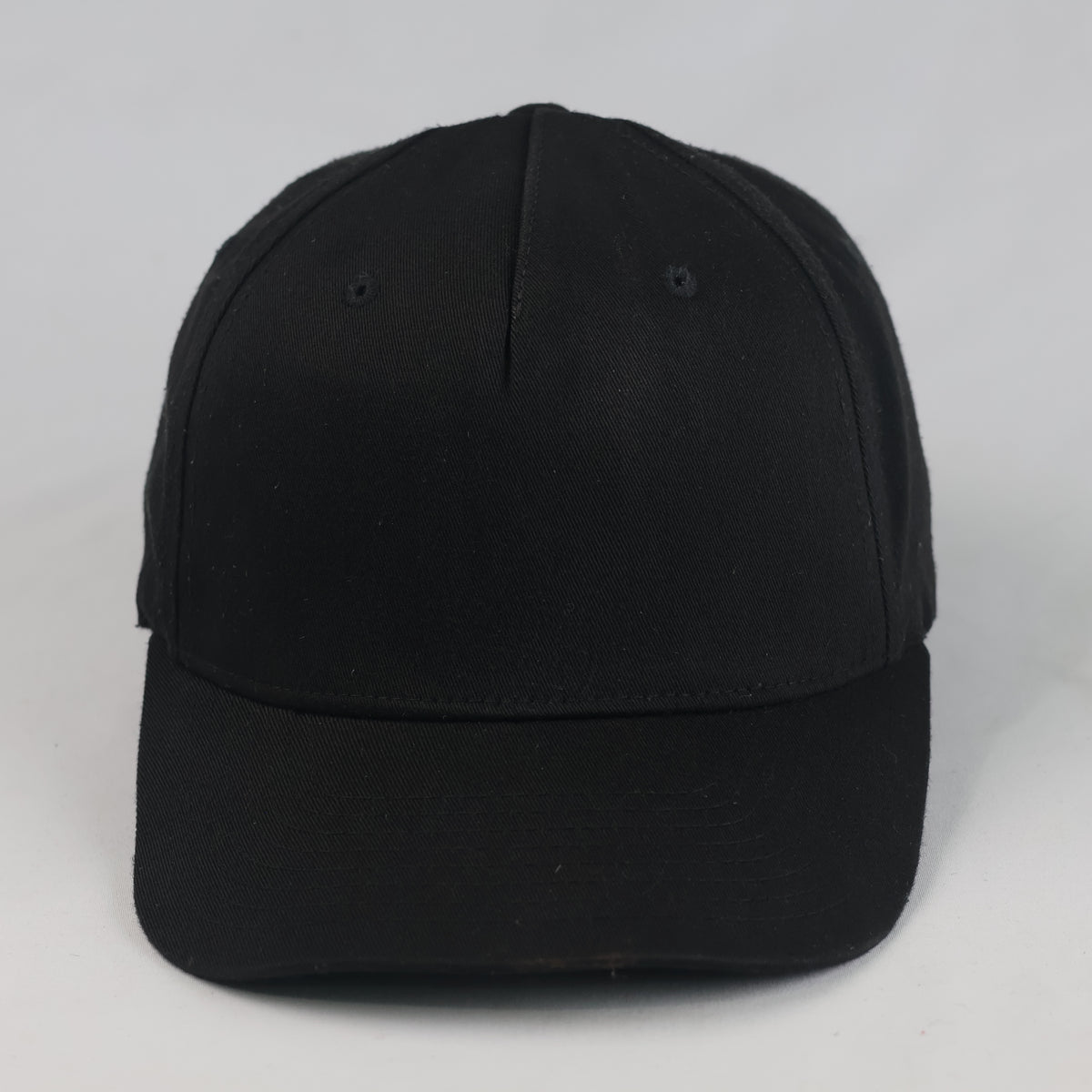 Thrifted Flexfit Yupoong Classic Black Blank Baseball Cap (58-60 cm) |10691
