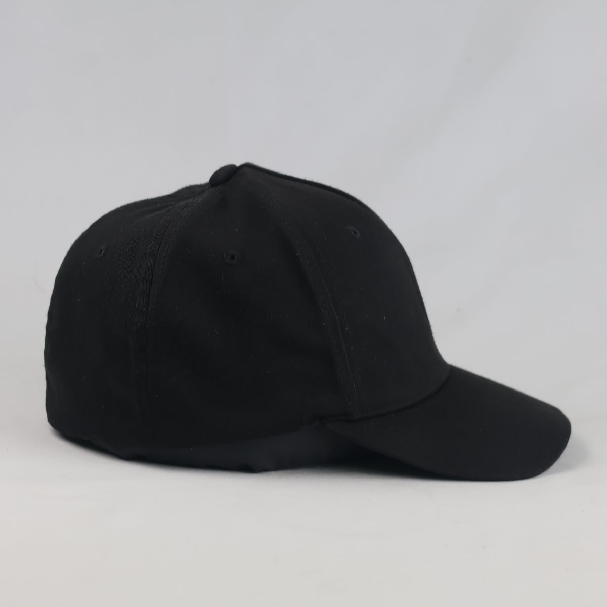 Thrifted Flexfit Yupoong Classic Black Blank Baseball Cap (58-60 cm) |10691